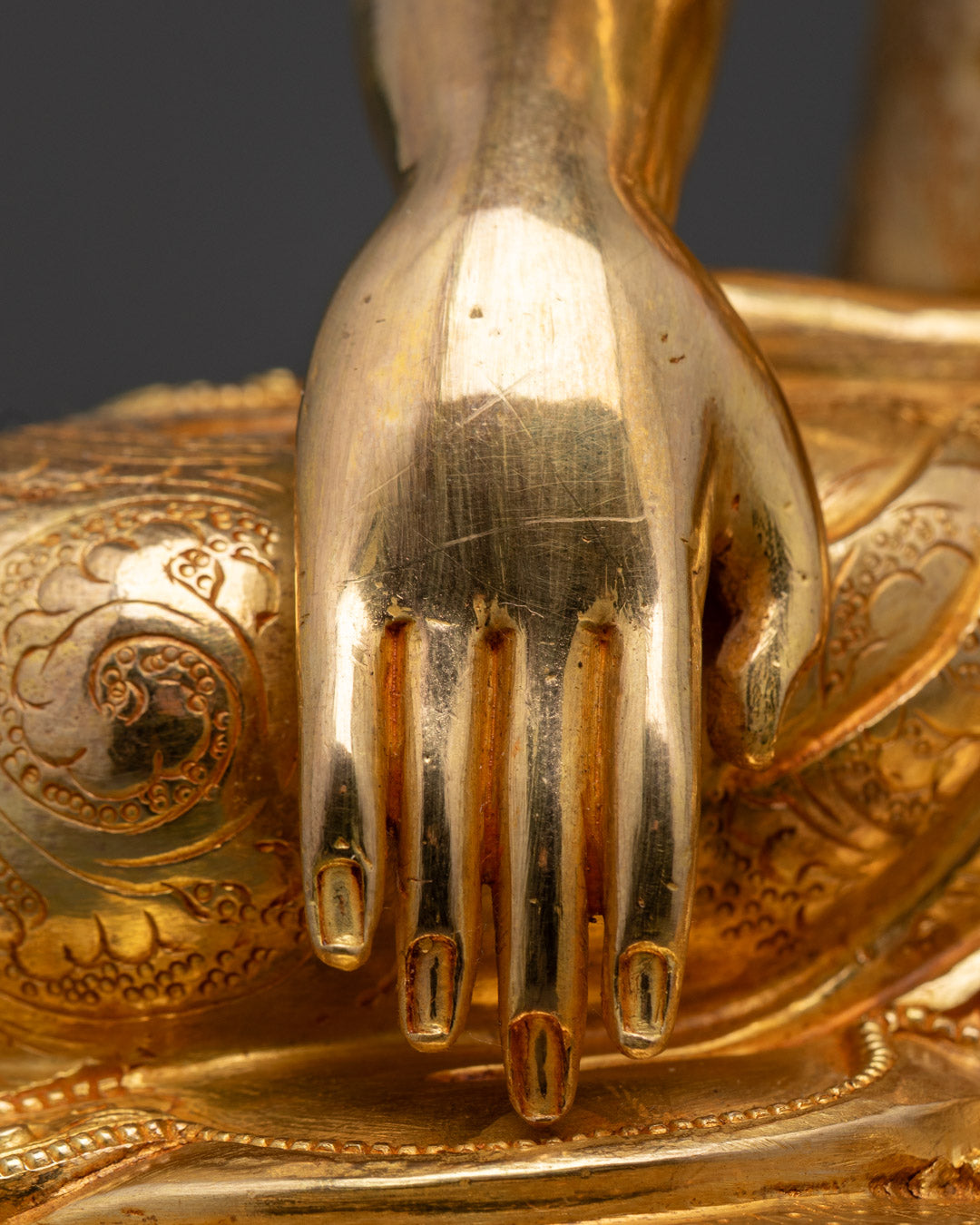 Sacred Shakyamuni Buddha Statue | Himalayan Buddhist Sculpture