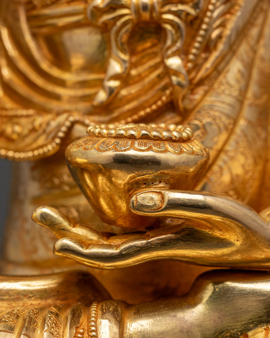Sacred Shakyamuni Buddha Statue | Himalayan Buddhist Sculpture