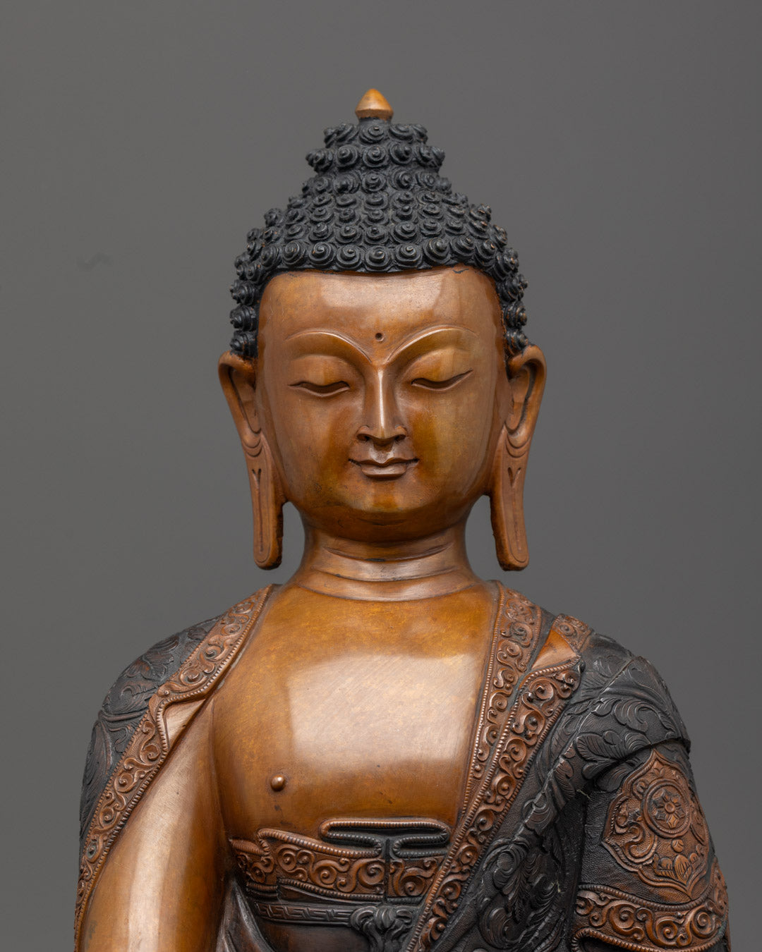 Handcrafted Shakyamuni Buddha Statue from Nepal