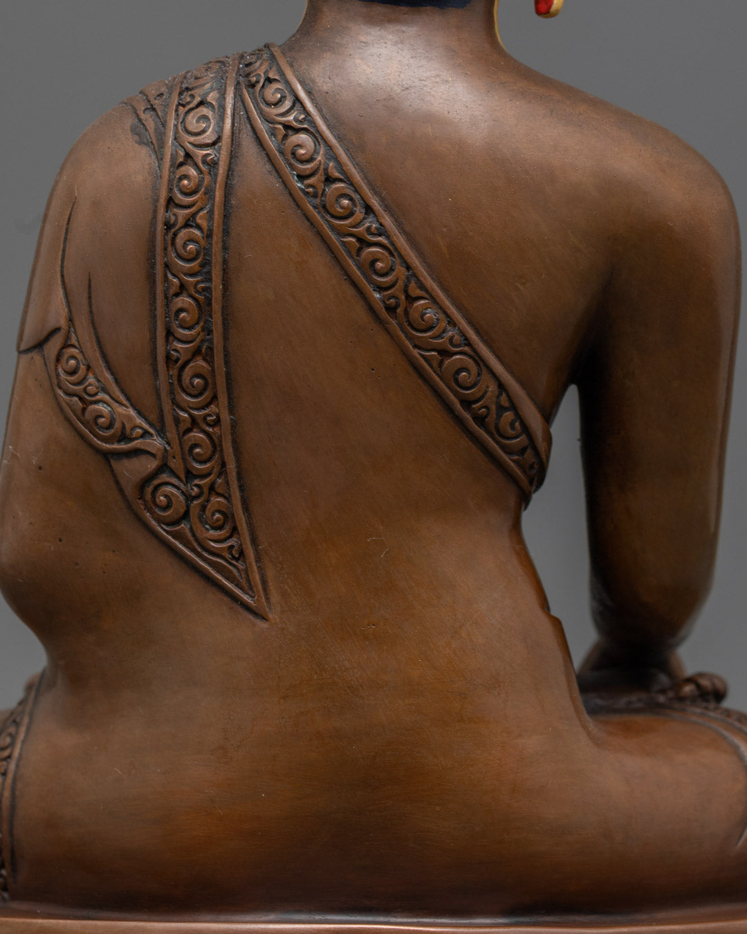 Authentic Shakyamuni Buddha Statue | 24k Gold Gilded Face