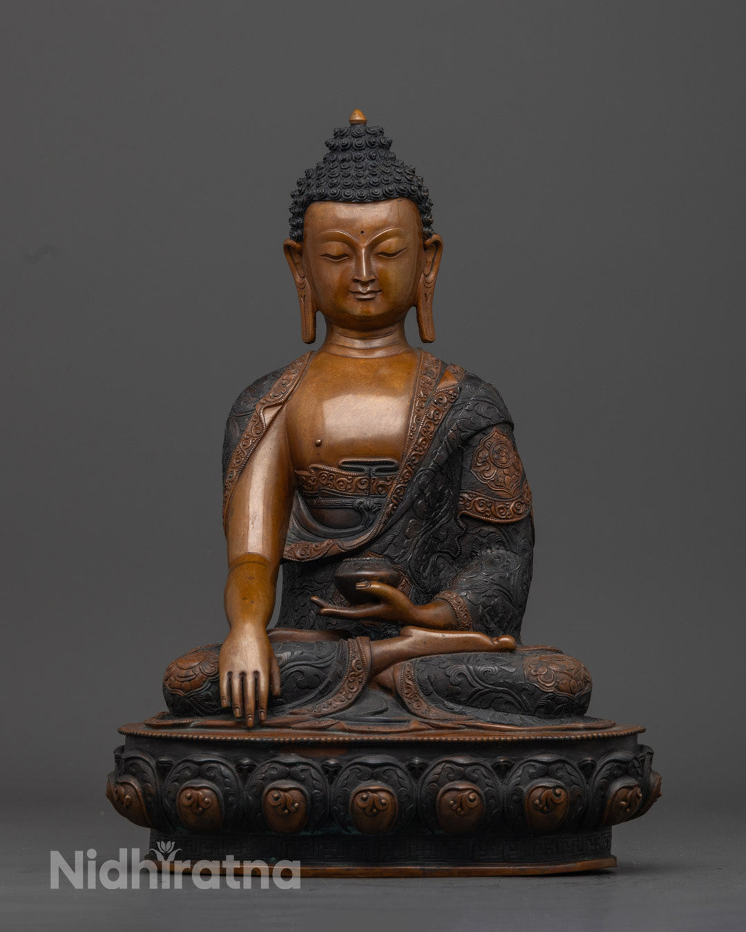 Handcrafted Shakyamuni Buddha Statue from Nepal