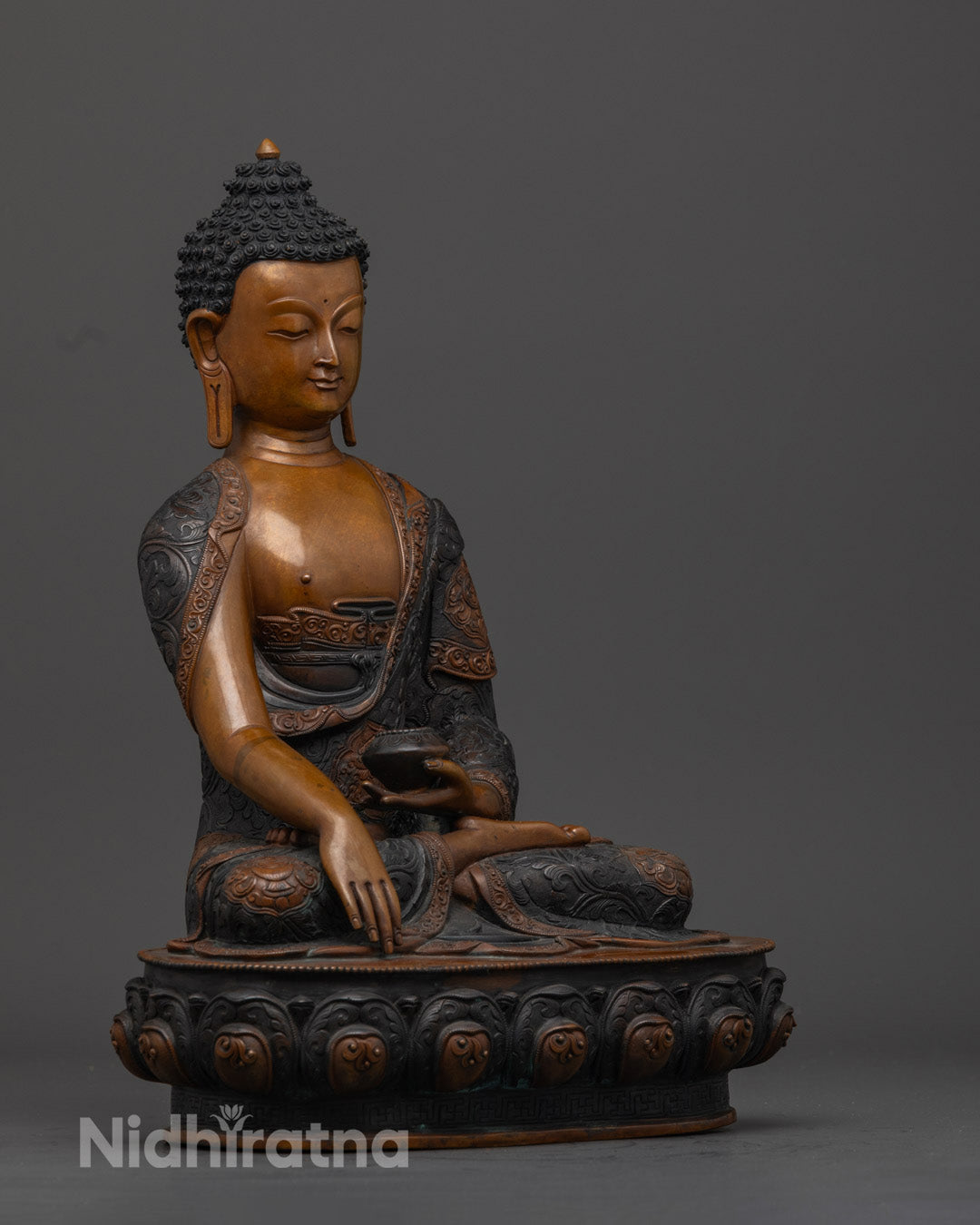 Handcrafted Shakyamuni Buddha Statue from Nepal