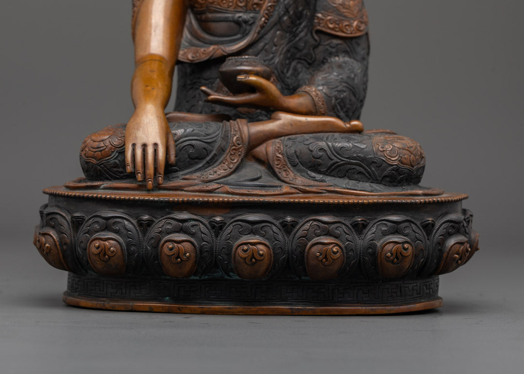 Handcrafted Shakyamuni Buddha Statue from Nepal