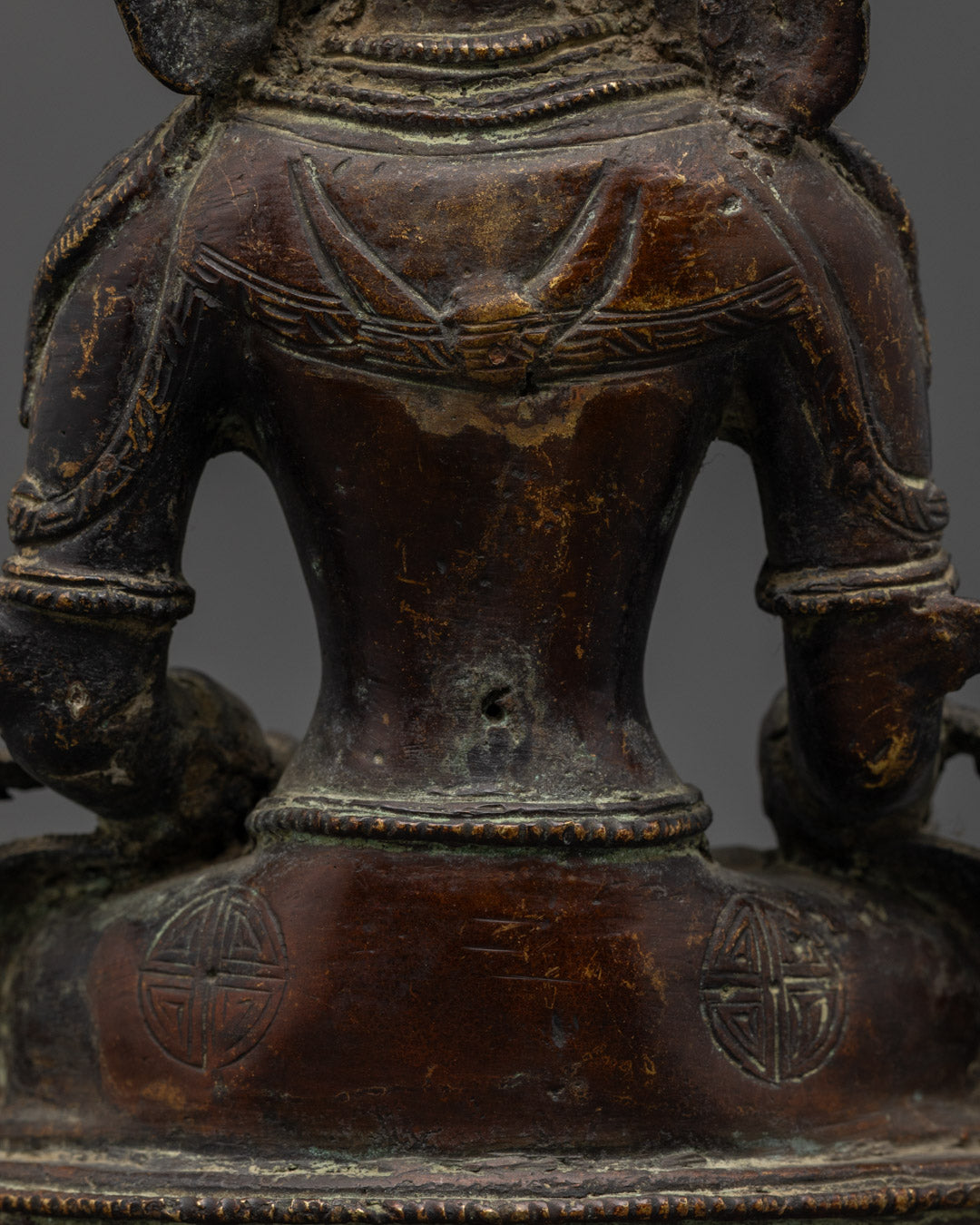 Oxidized Shakyamuni Buddha Statue | Antique Finishing