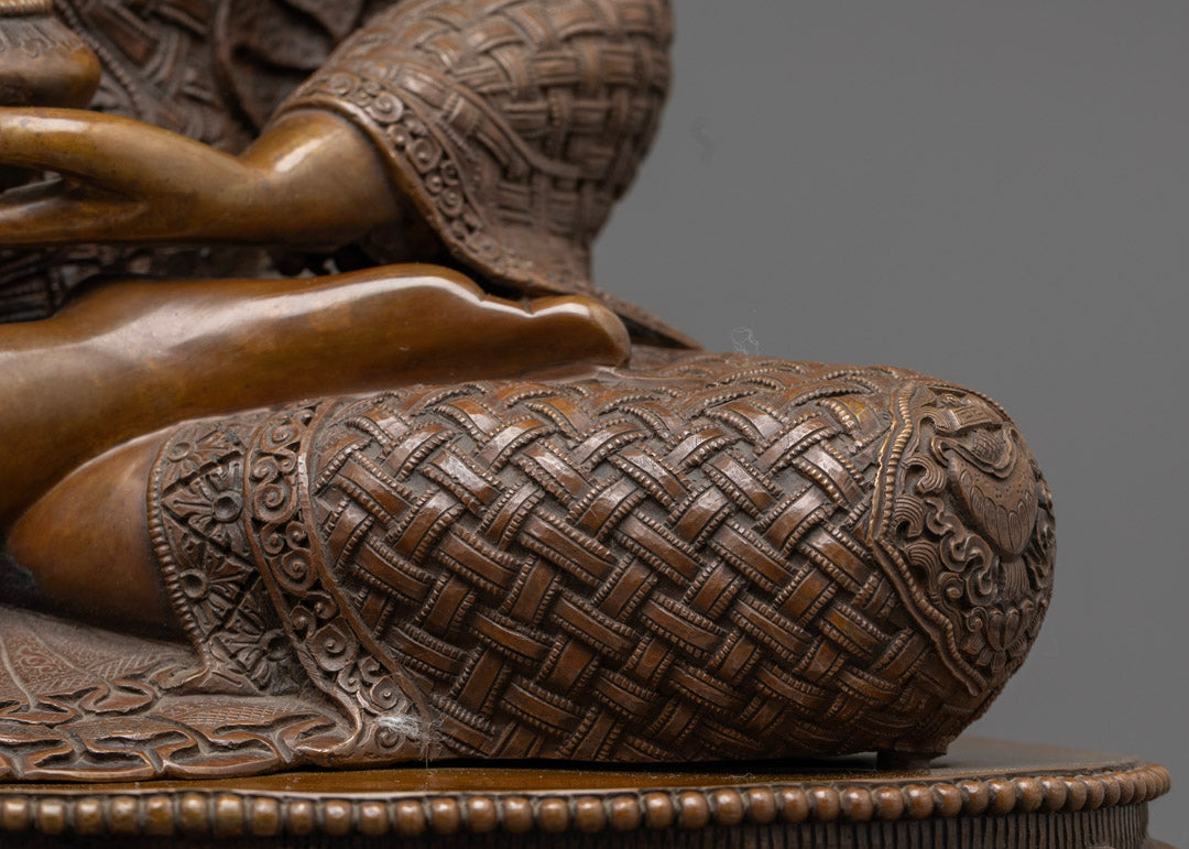 Oxidized Buddha Statue | Handmade in Nepal