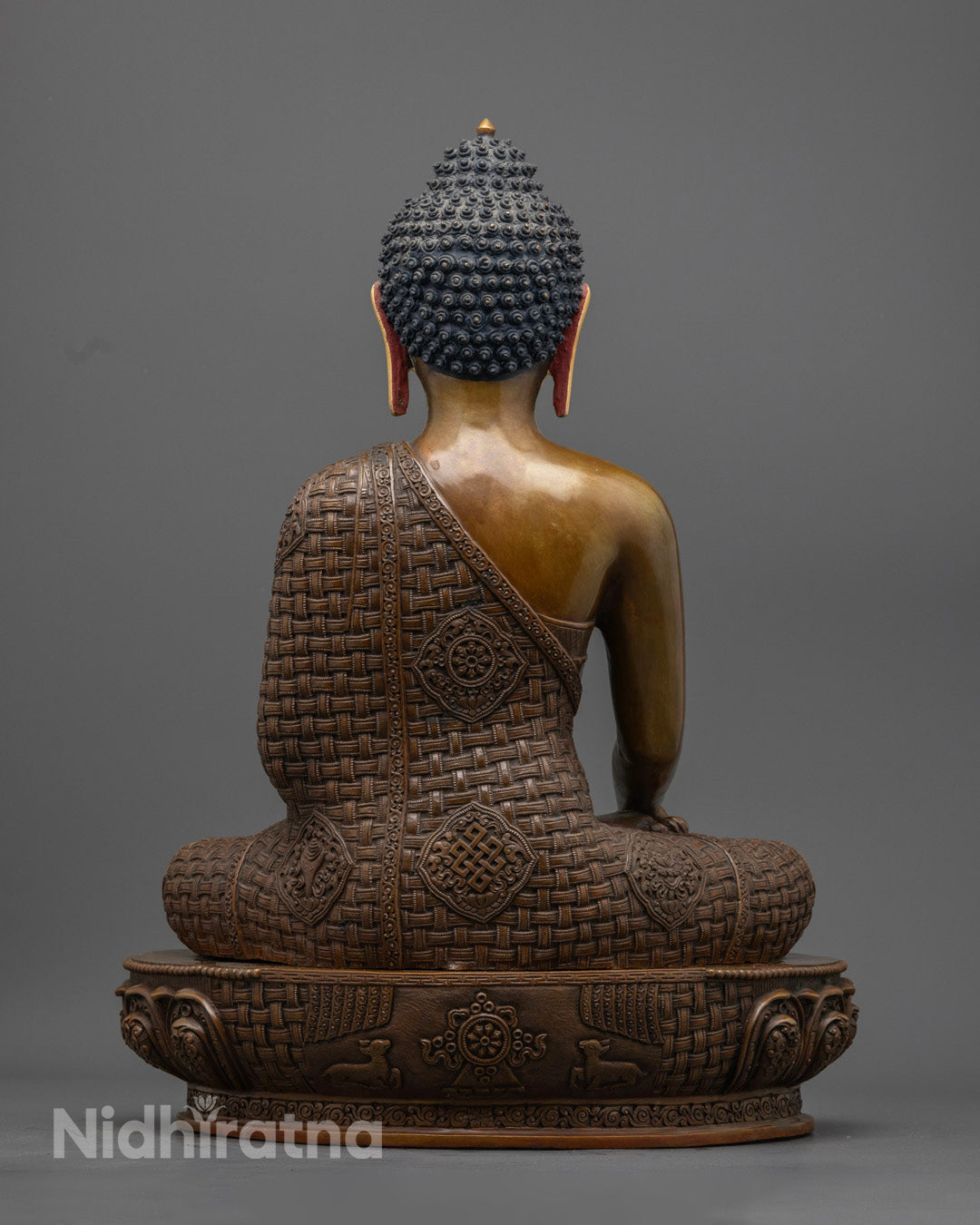 Oxidized Buddha Statue | Handmade in Nepal