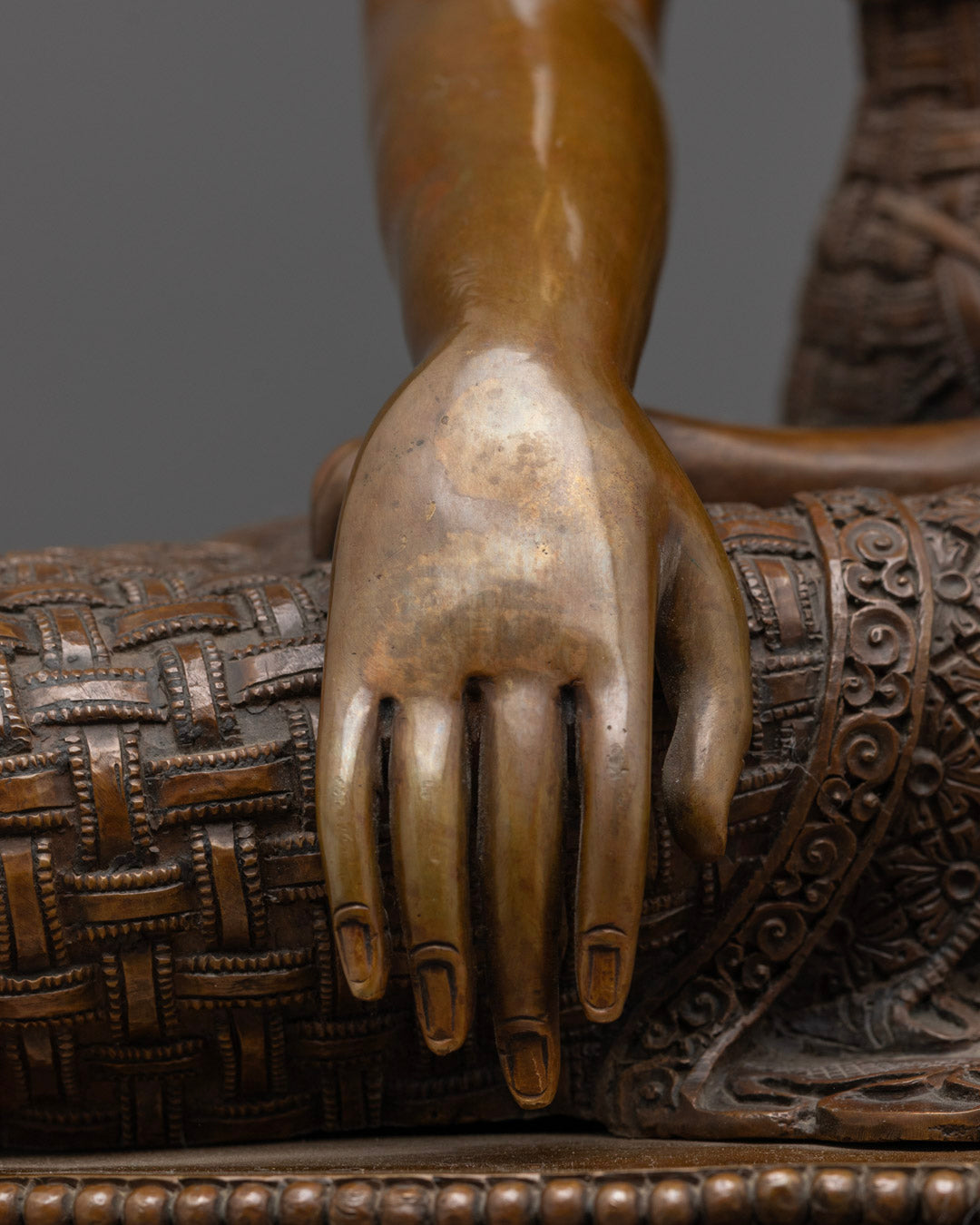 Oxidized Buddha Statue | Handmade in Nepal
