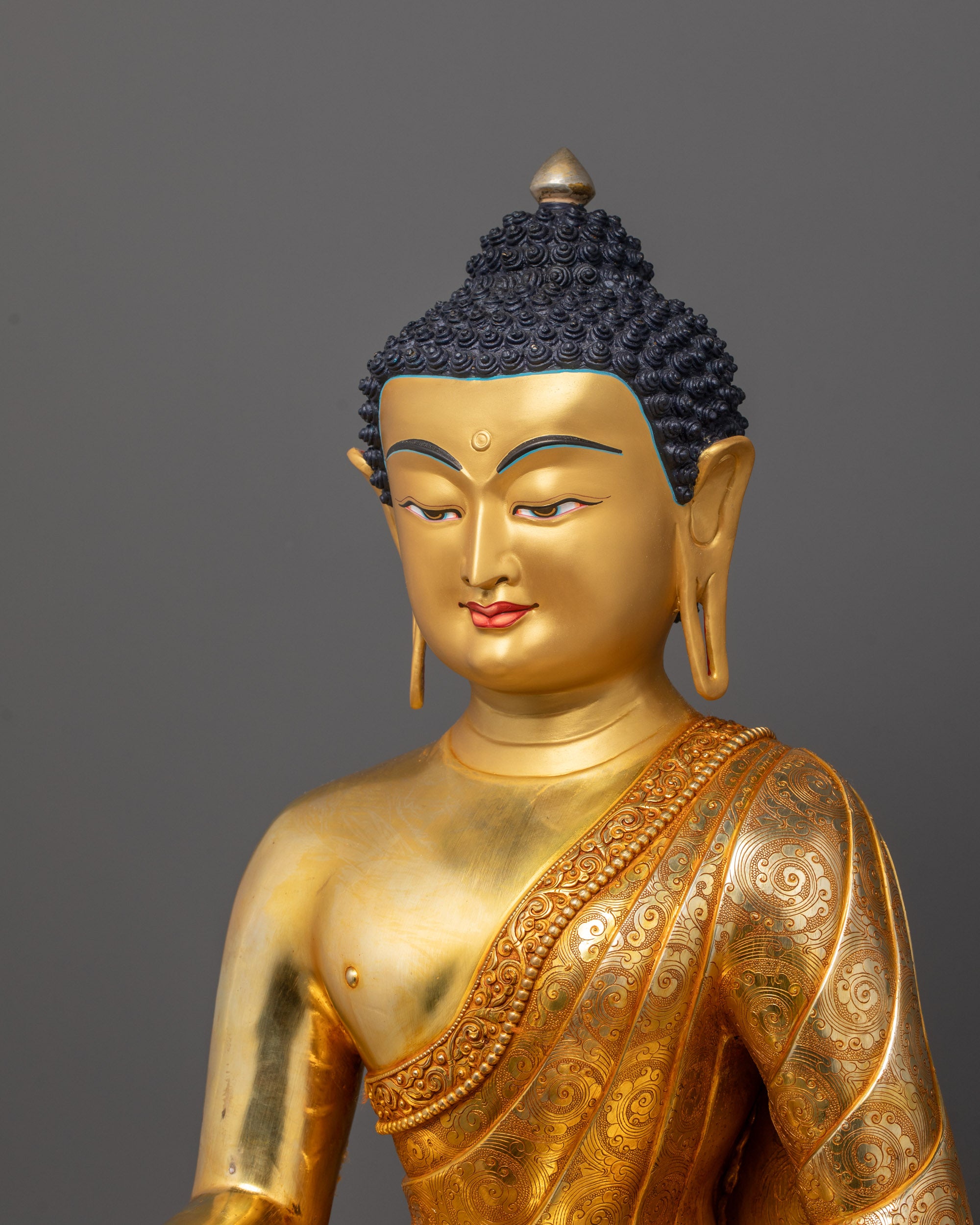 Beautiful Shakyamuni Buddha Statue | Traditional Nepalese Handmade