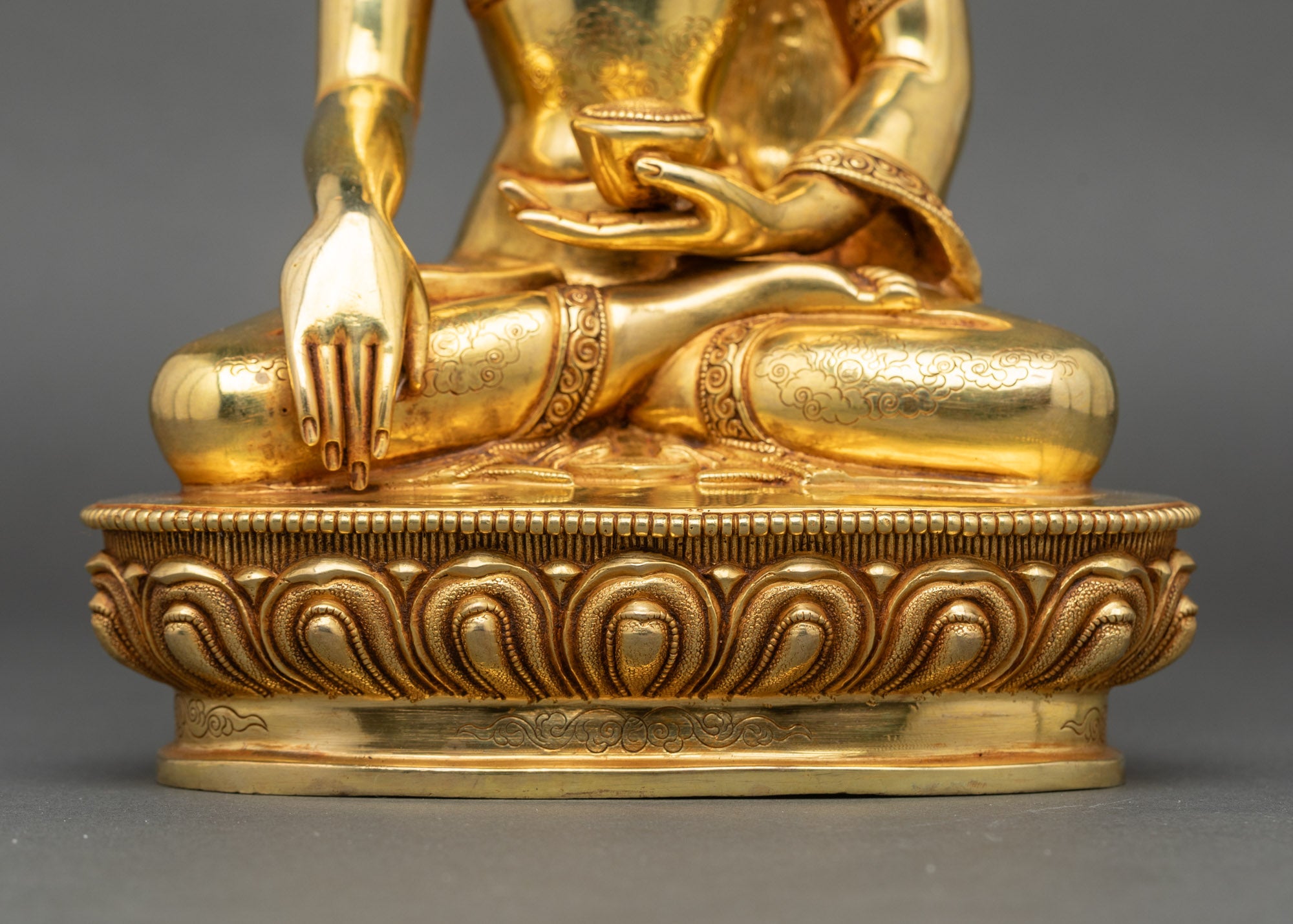 Golden Buddha Statue | Spiritual Art & Meditation Decor