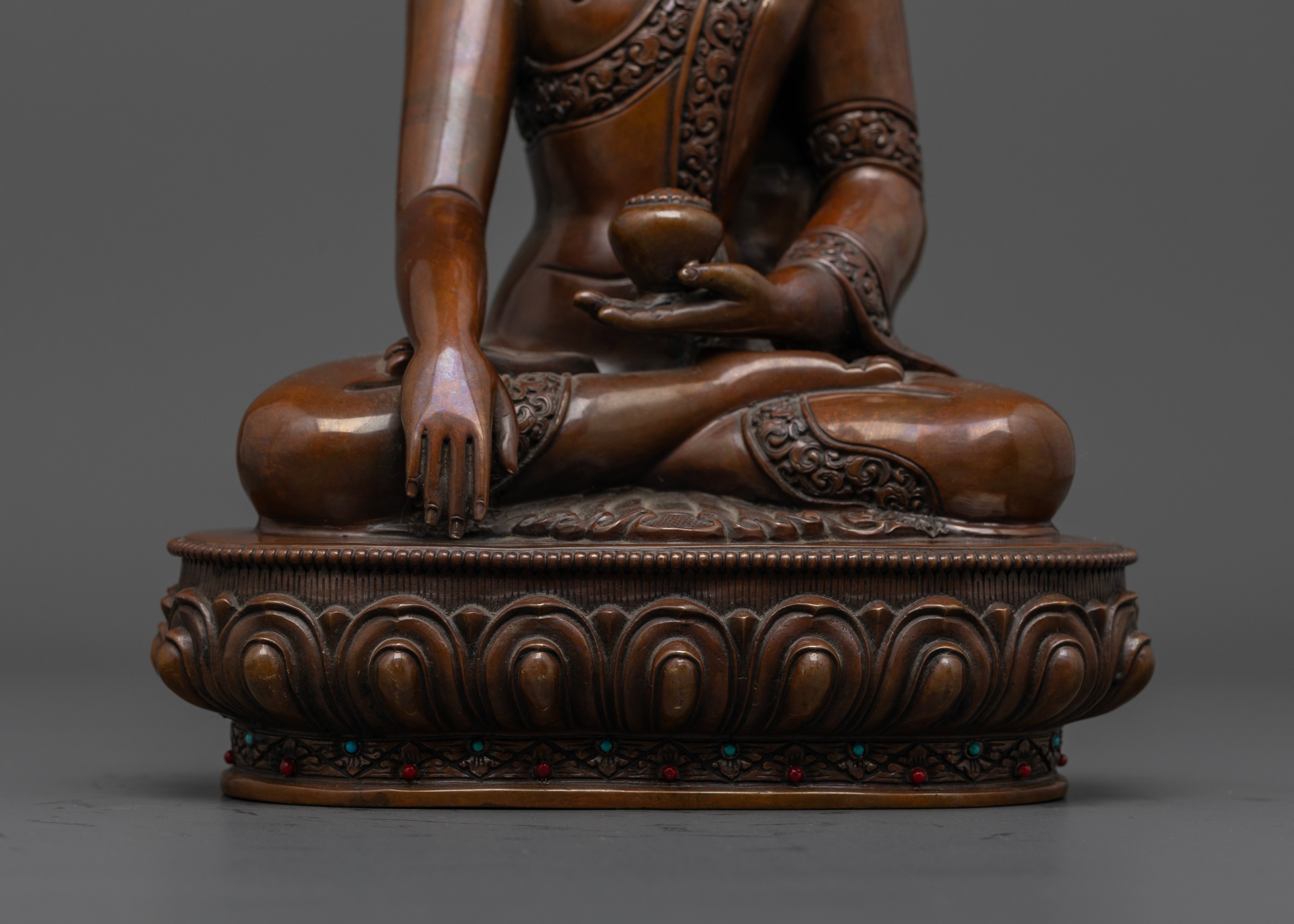 Sri Siddhartha Gautama Oxidized Statue