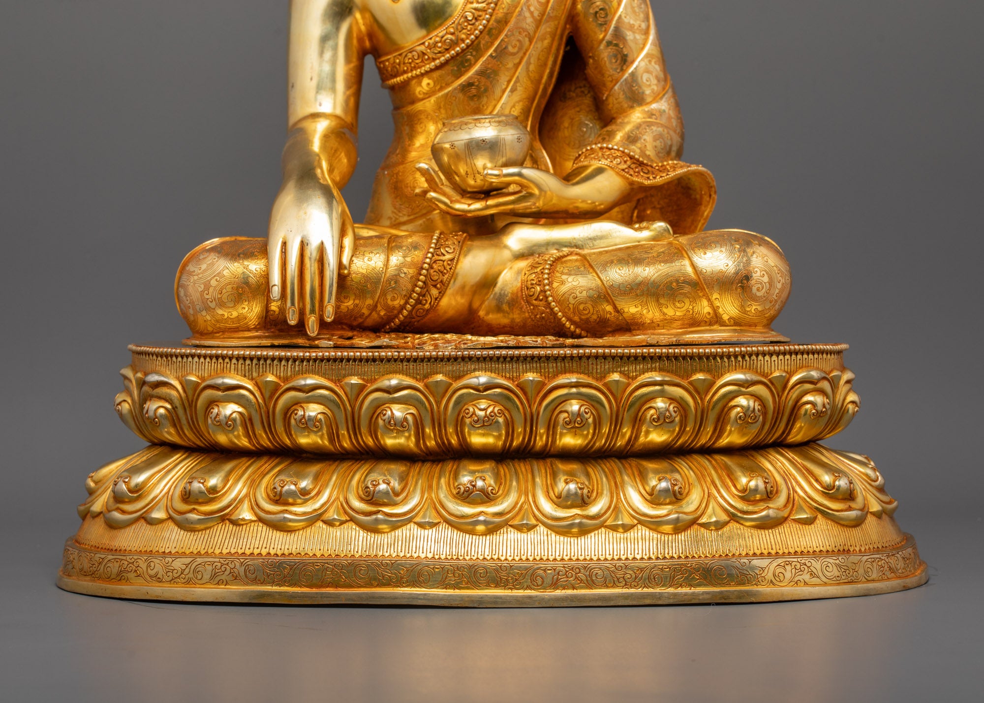 Beautiful Shakyamuni Buddha Statue | Traditional Nepalese Handmade