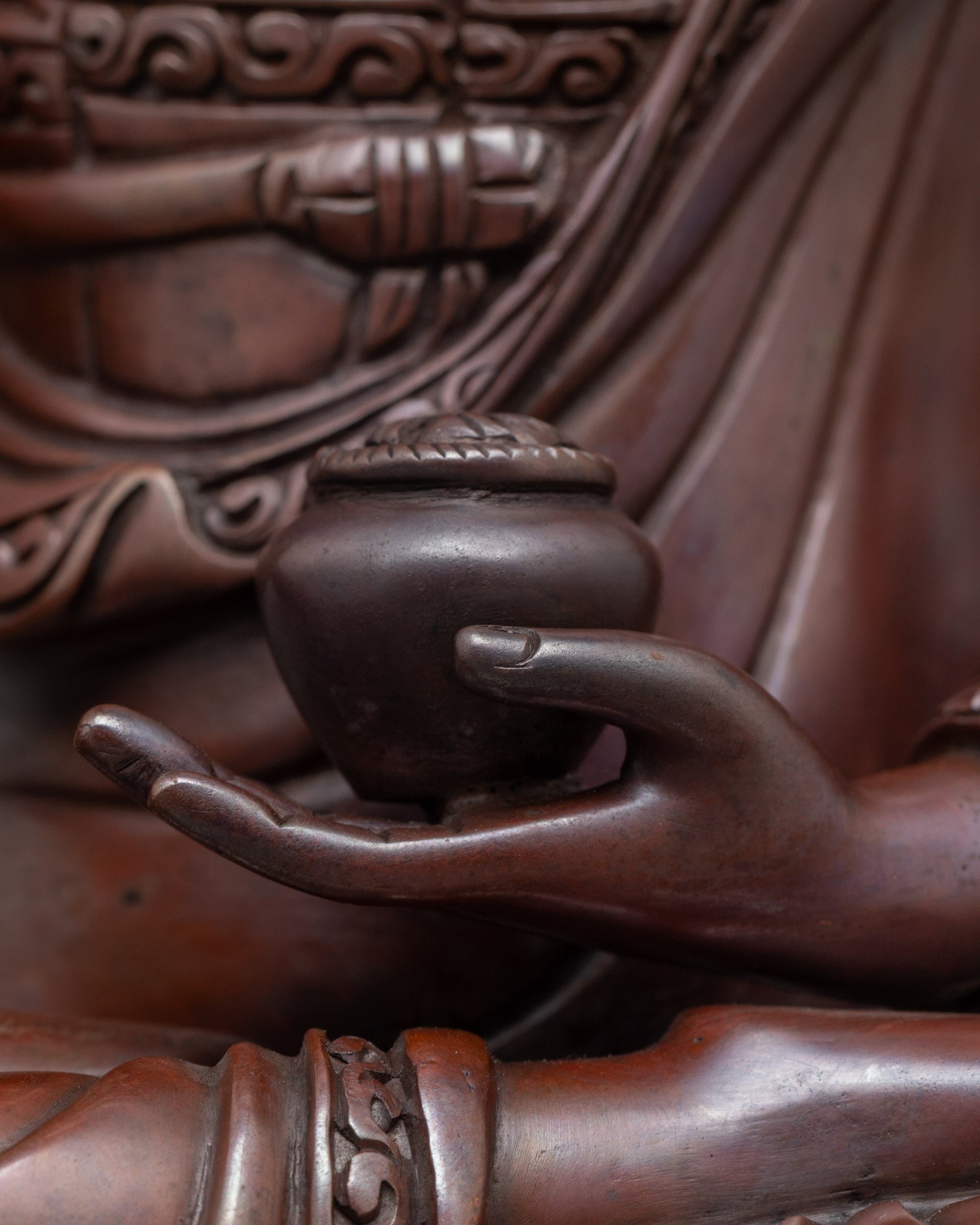 Hand-Carved Buddha Statue | Authentic Nepalese Buddhist Art