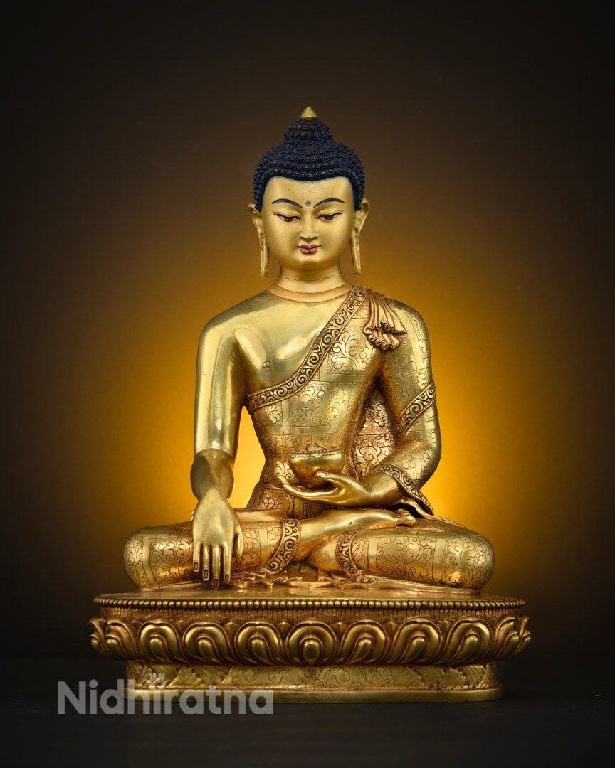 BuddhaSHakyamuniStatue | Siddhartha Gautama Buddha Statue |Shakyamuni Buddha Statue for Meditation and Yoga