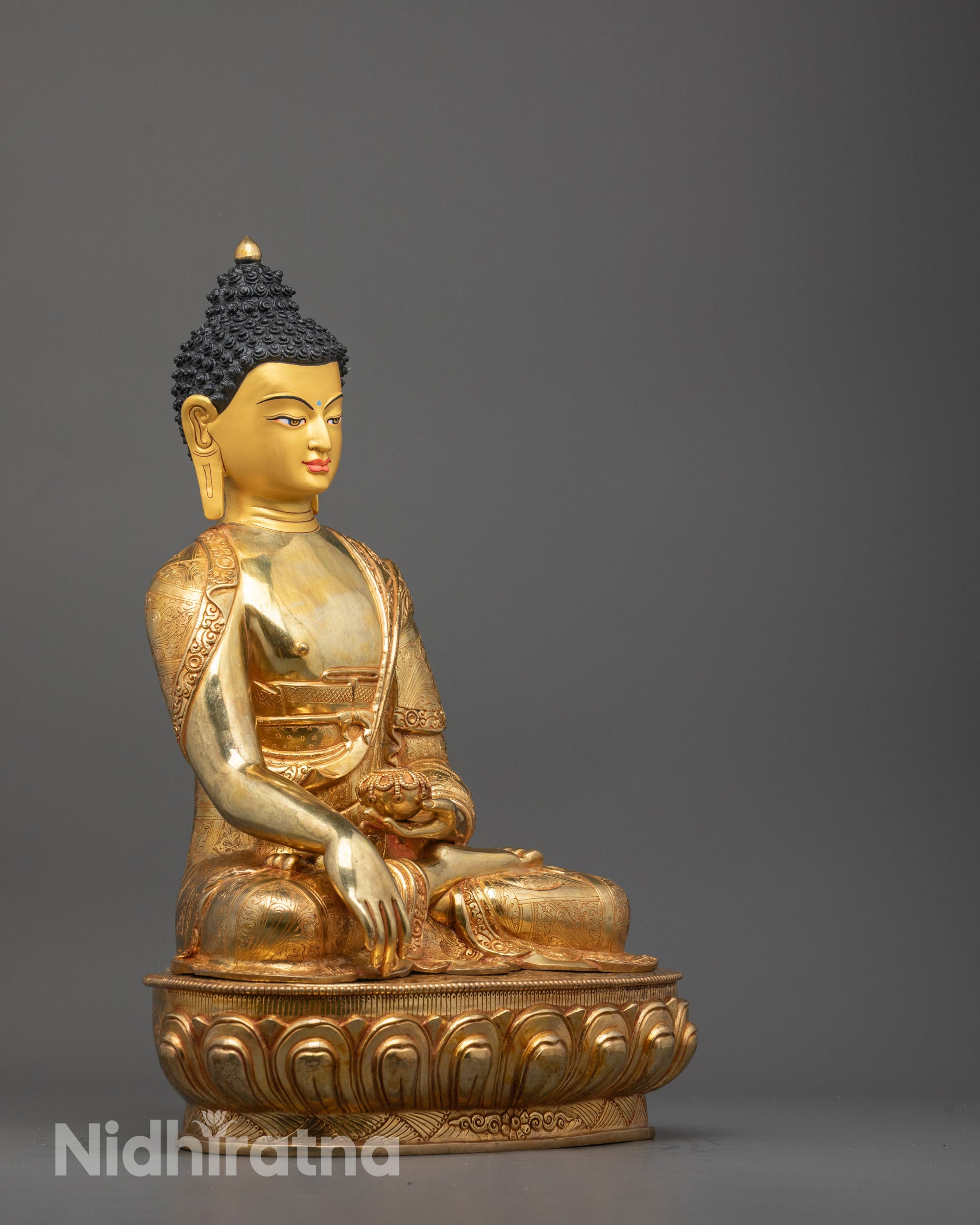 Nepalese Shakyamuni Buddha Statue | Tibetan Style Buddhist