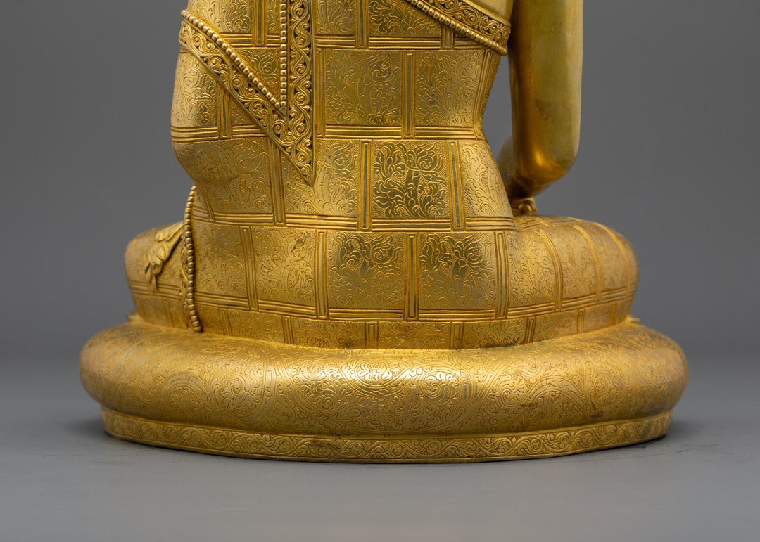 Shakyamuni Buddha Statue | Handcrafted Tibetan Buddhist Sculpture