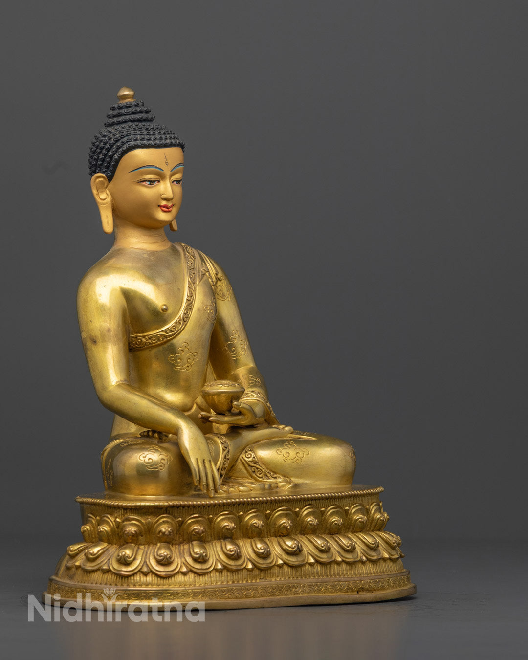 Shakyamuni Buddha Statue | Premium Nepalese Copper