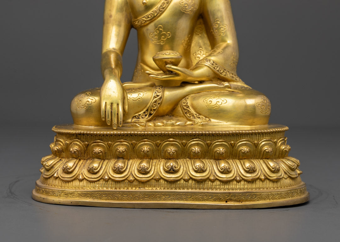 Shakyamuni Buddha Statue | Premium Nepalese Copper