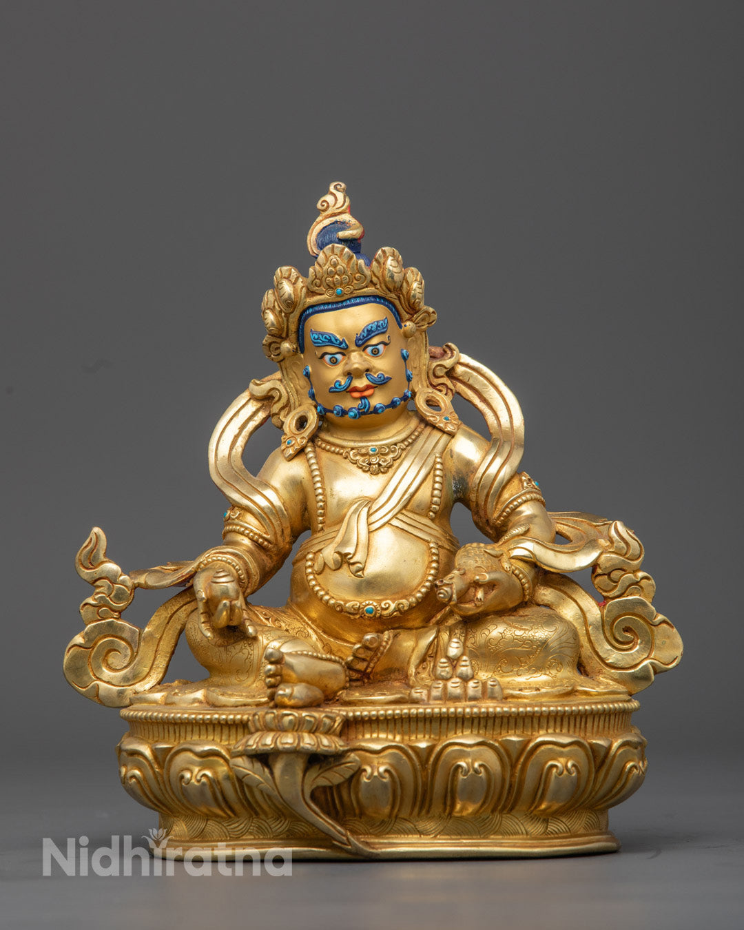 Buddhist Dzambhala Statue | Handcrafted in Nepal
