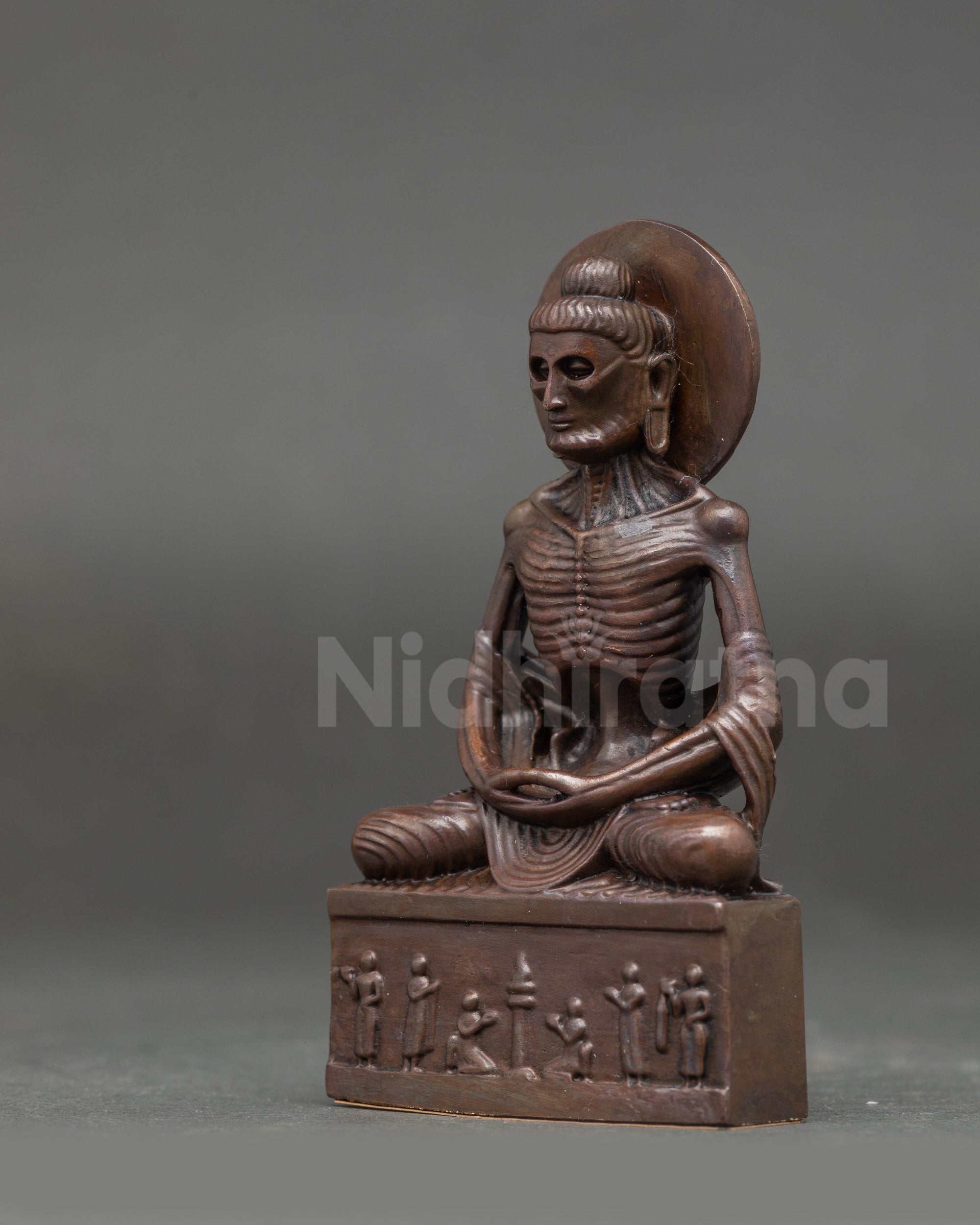 Buddhist Fasting Buddha statue for meditation and spiritual spaces
