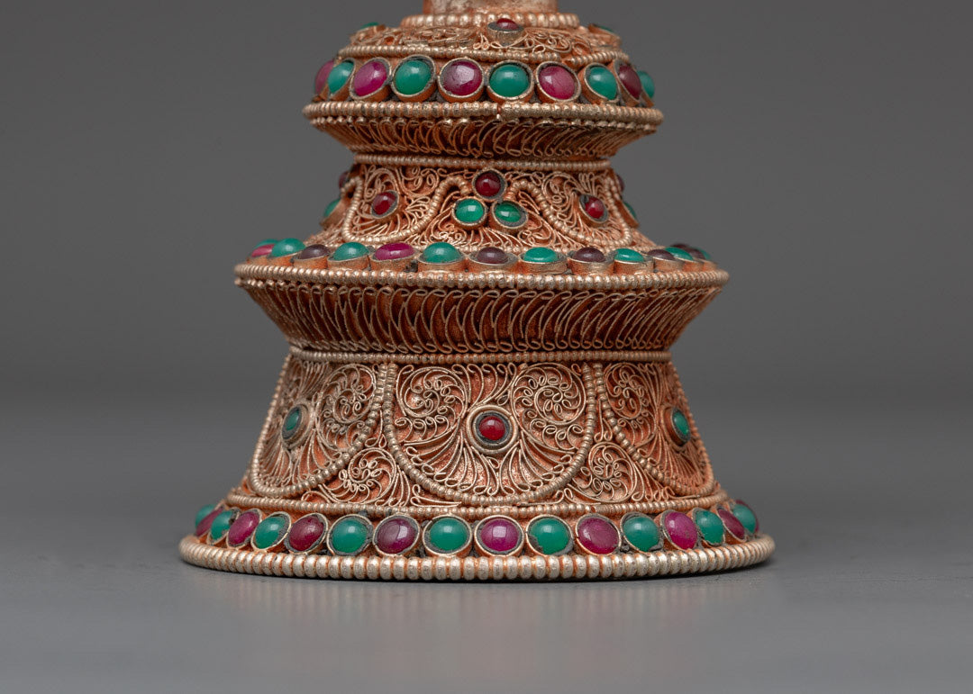 Copper Butter Lamp for Shrine | Traditional Artwork