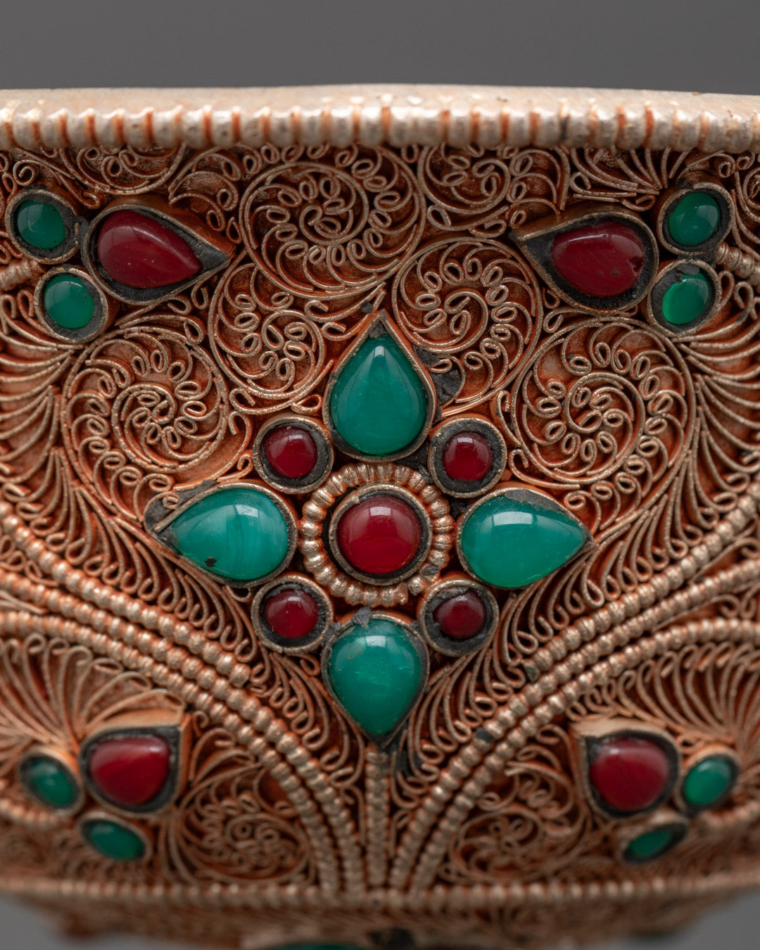 Copper Butter Lamp for Shrine | Traditional Artwork