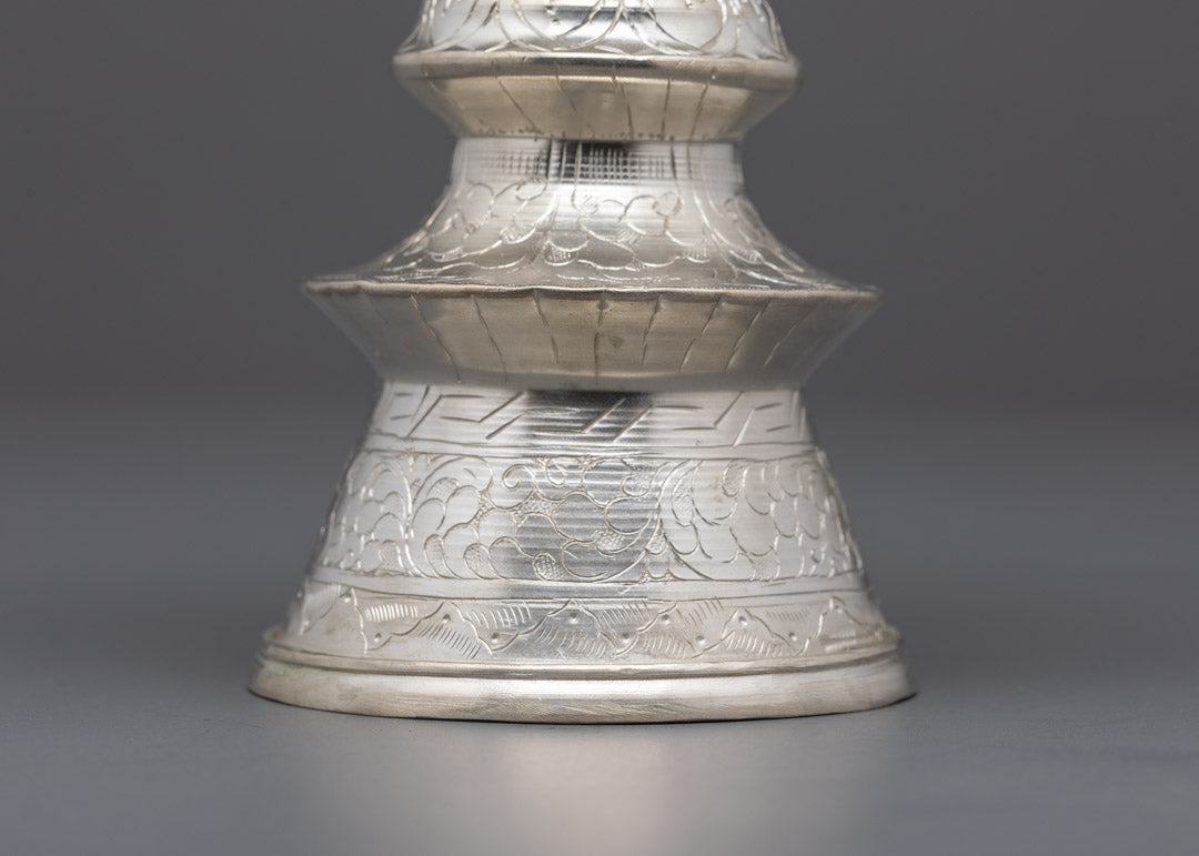 Silver-Plated Double Butter Lamp