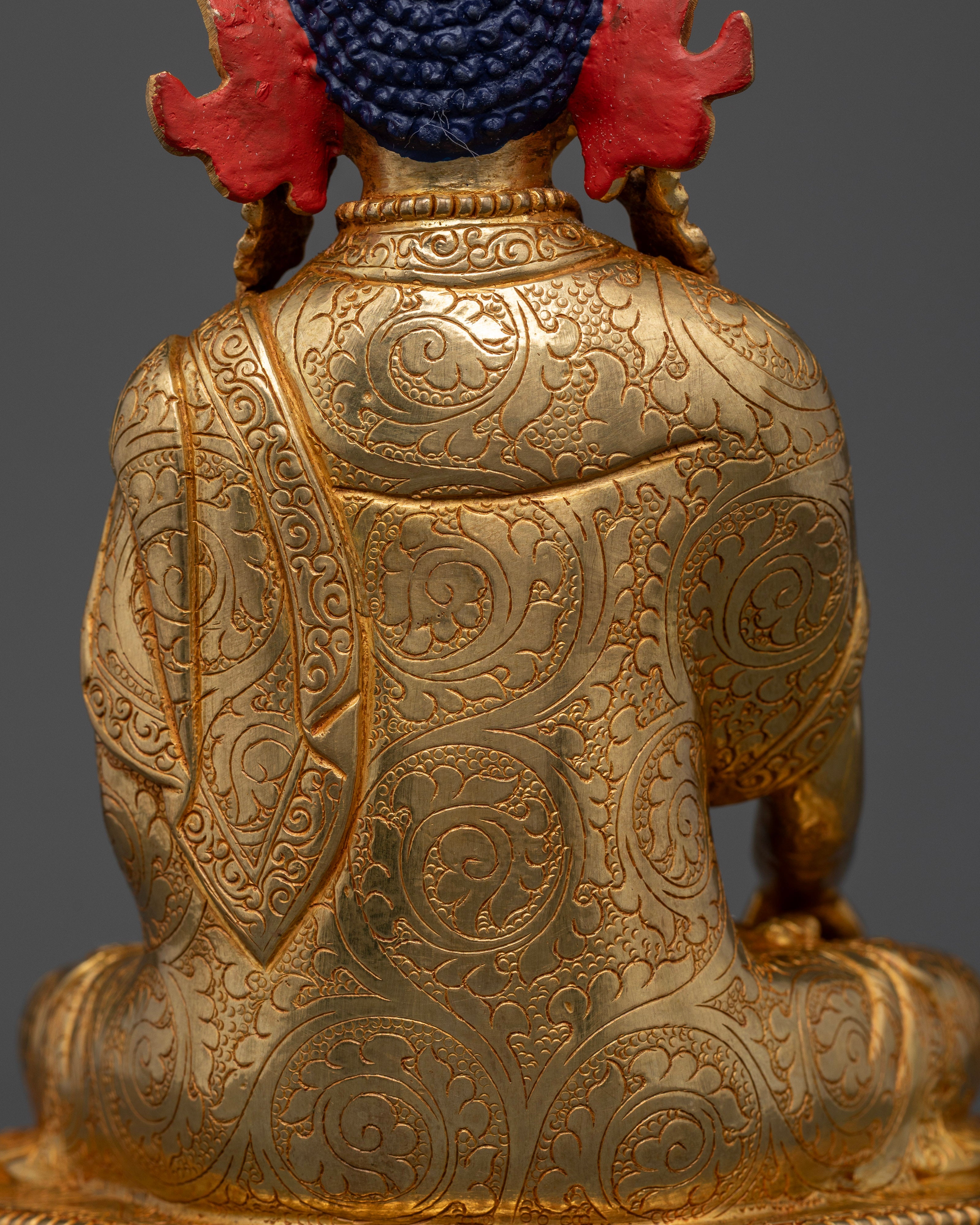 Crown Buddha Shakyamuni Statue - Regal Embodiment of Enlightenment and Compassion