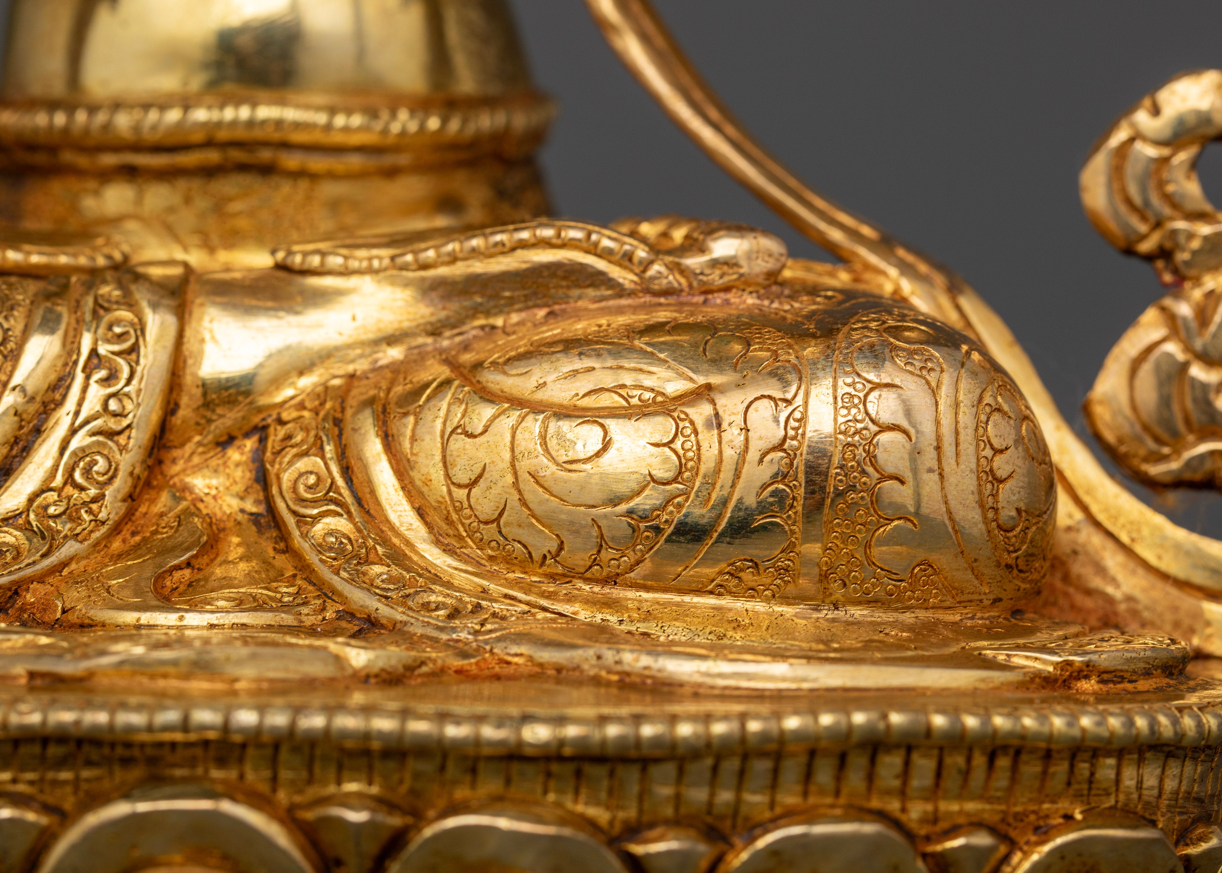 Embrace Compassionate Wisdom: Four-Armed Chenrezig Avalokiteshvara Statues for Spiritual Enlightenment