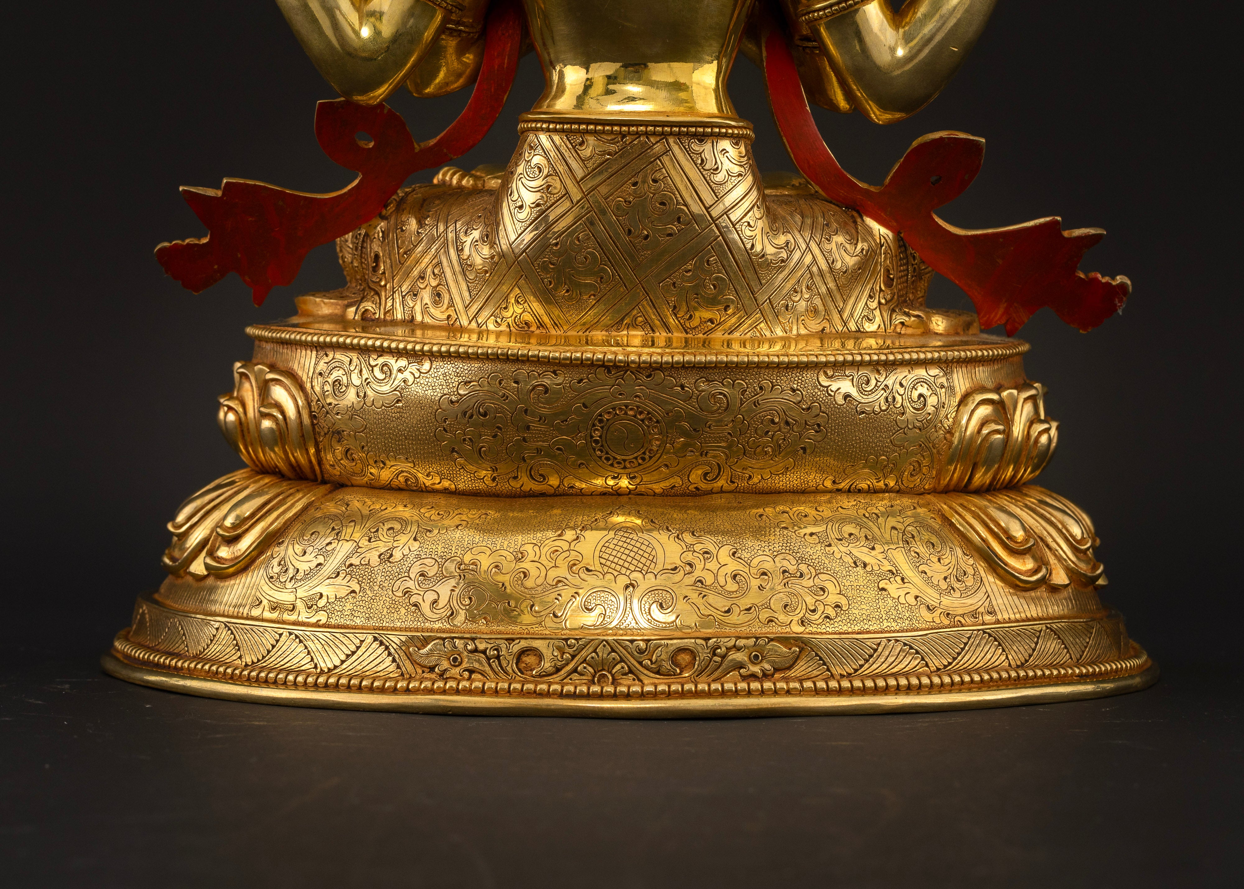 Sacred Chenrezig Statue: Radiance of Compassionate Wisdom