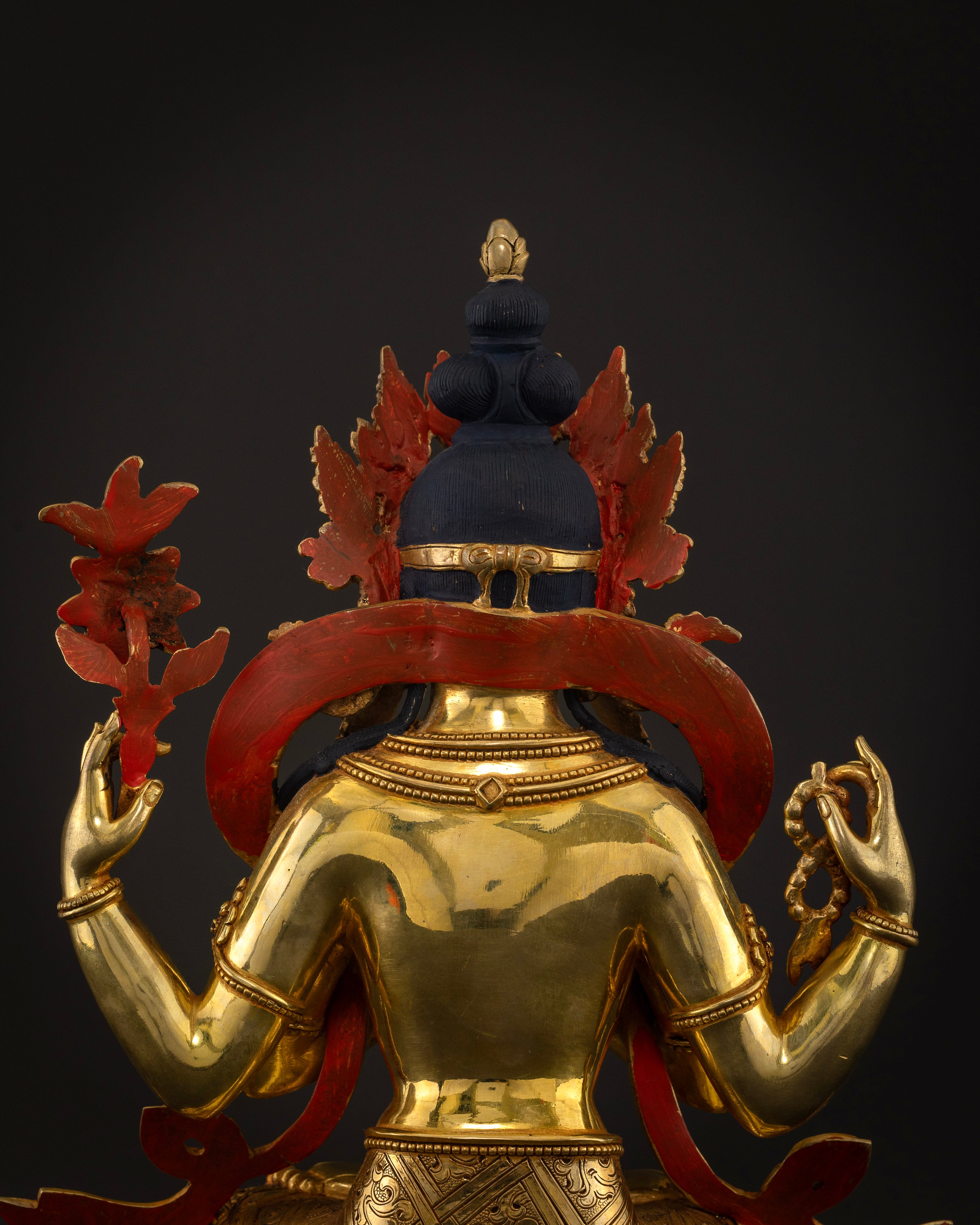 Sacred Chenrezig Statue: Radiance of Compassionate Wisdom