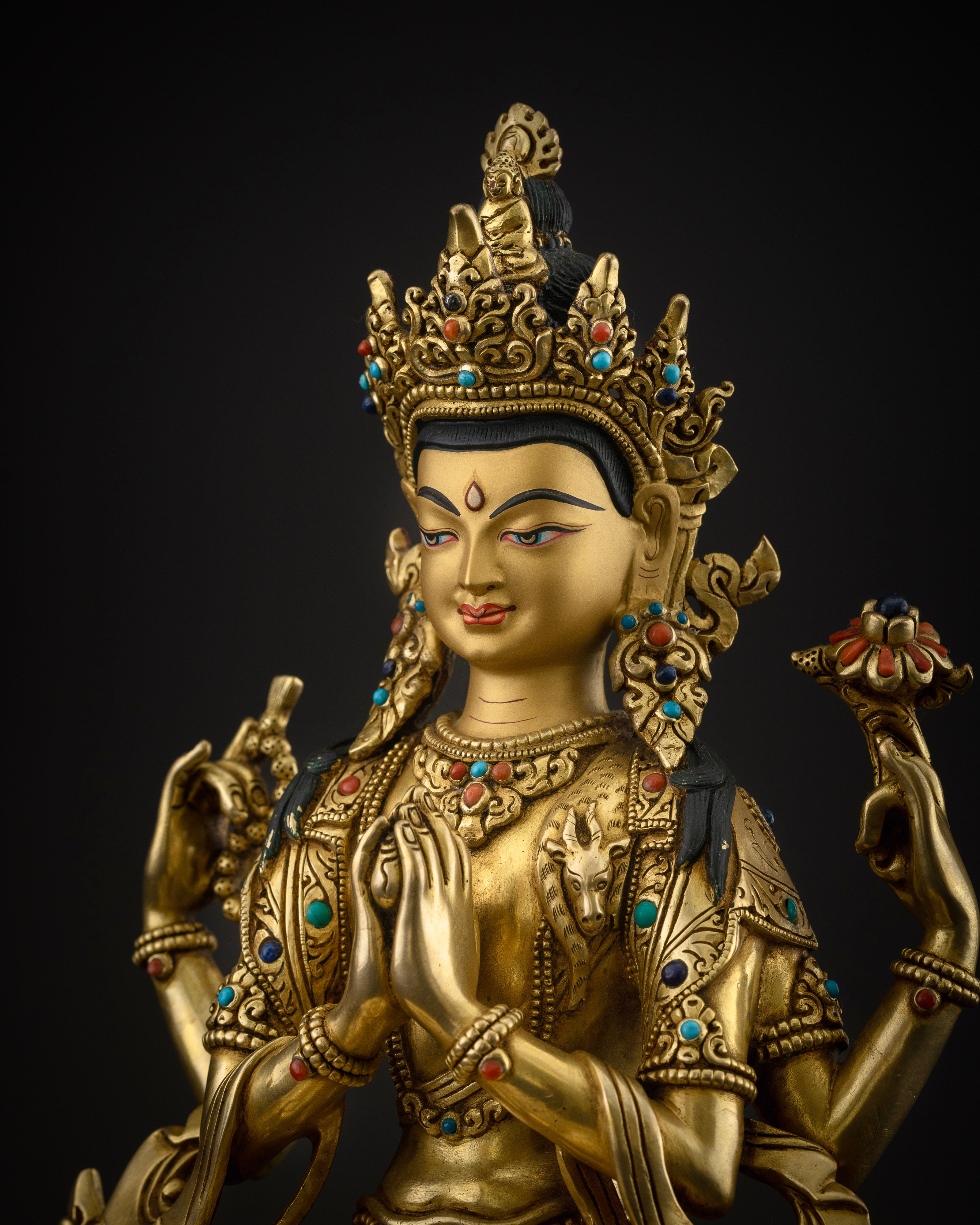 The Compassionate Vision: Avalokiteshvara's Sacred Presence