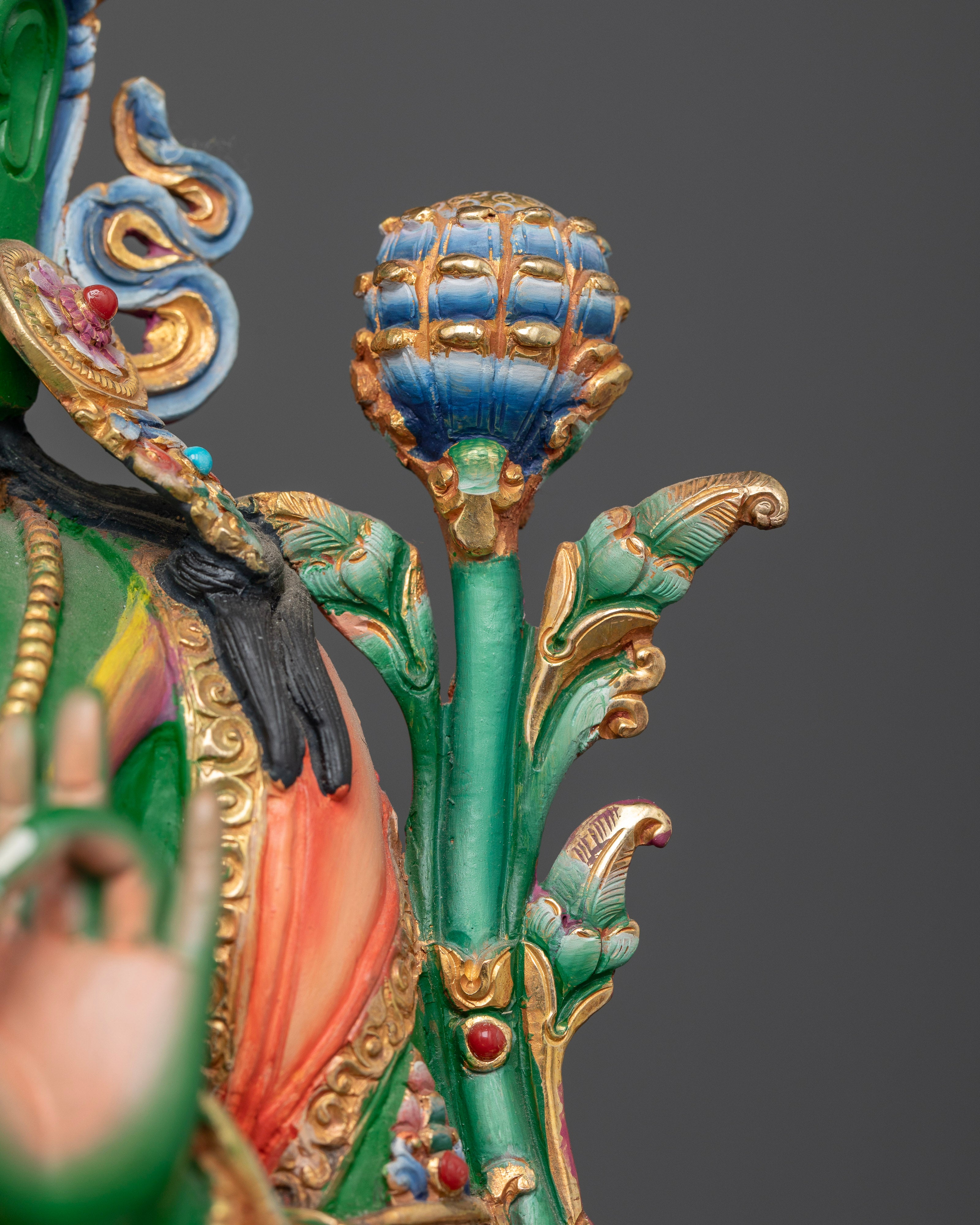 Embrace Tranquility: Explore the Beauty of Green Tara Statues in Green