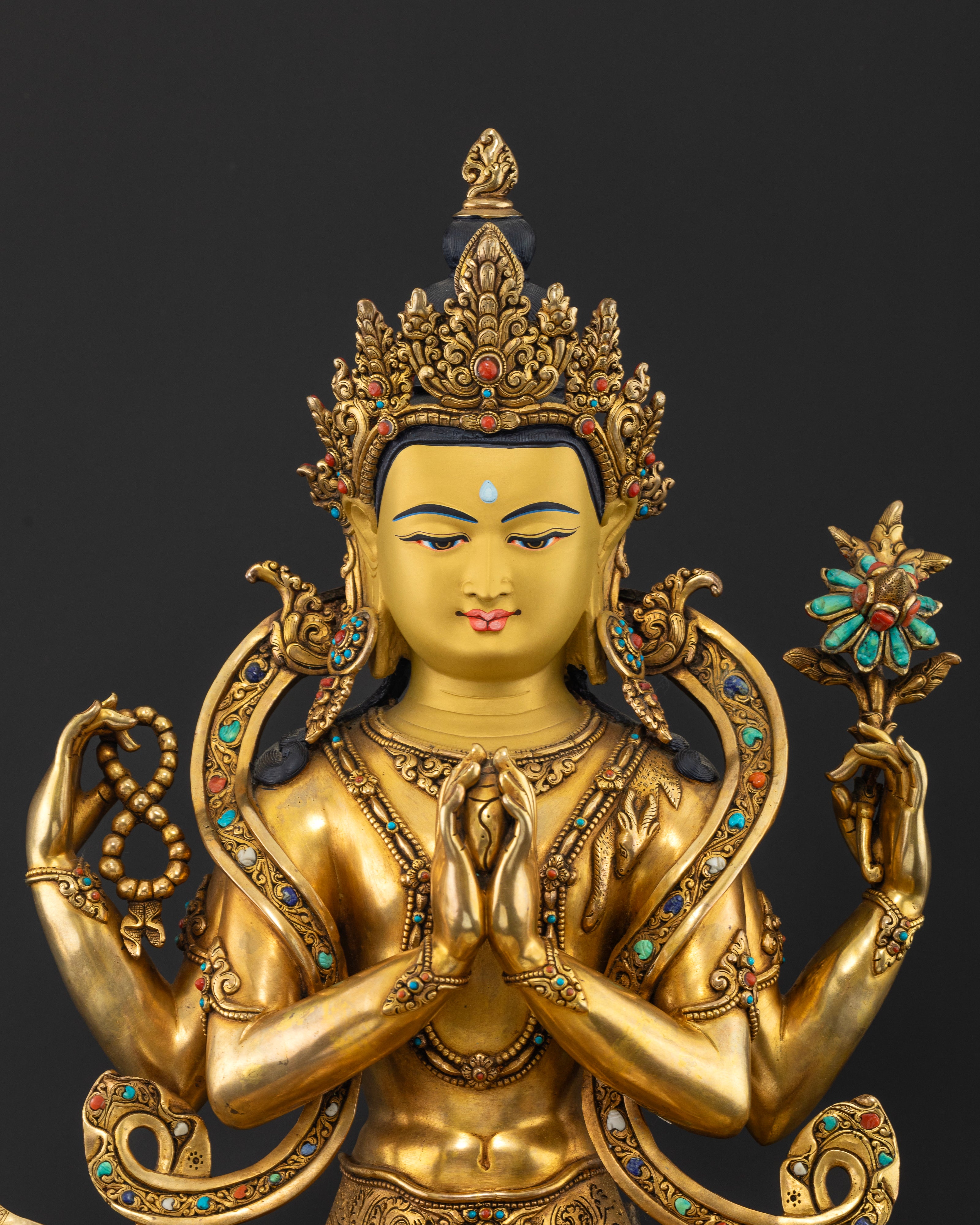 Discover the Serenity of Authentic Chenrezig Statues