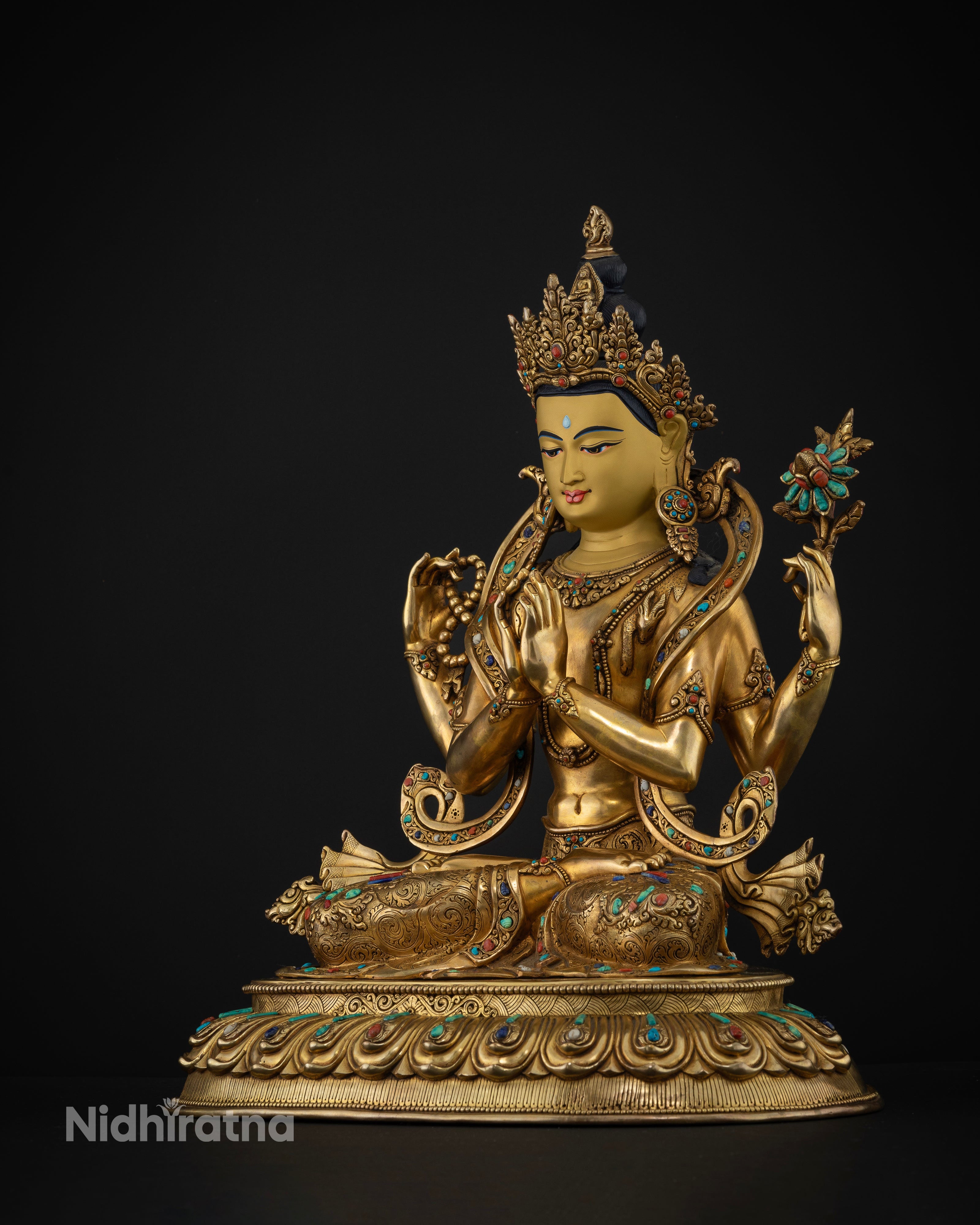 Discover the Serenity of Authentic Chenrezig Statues