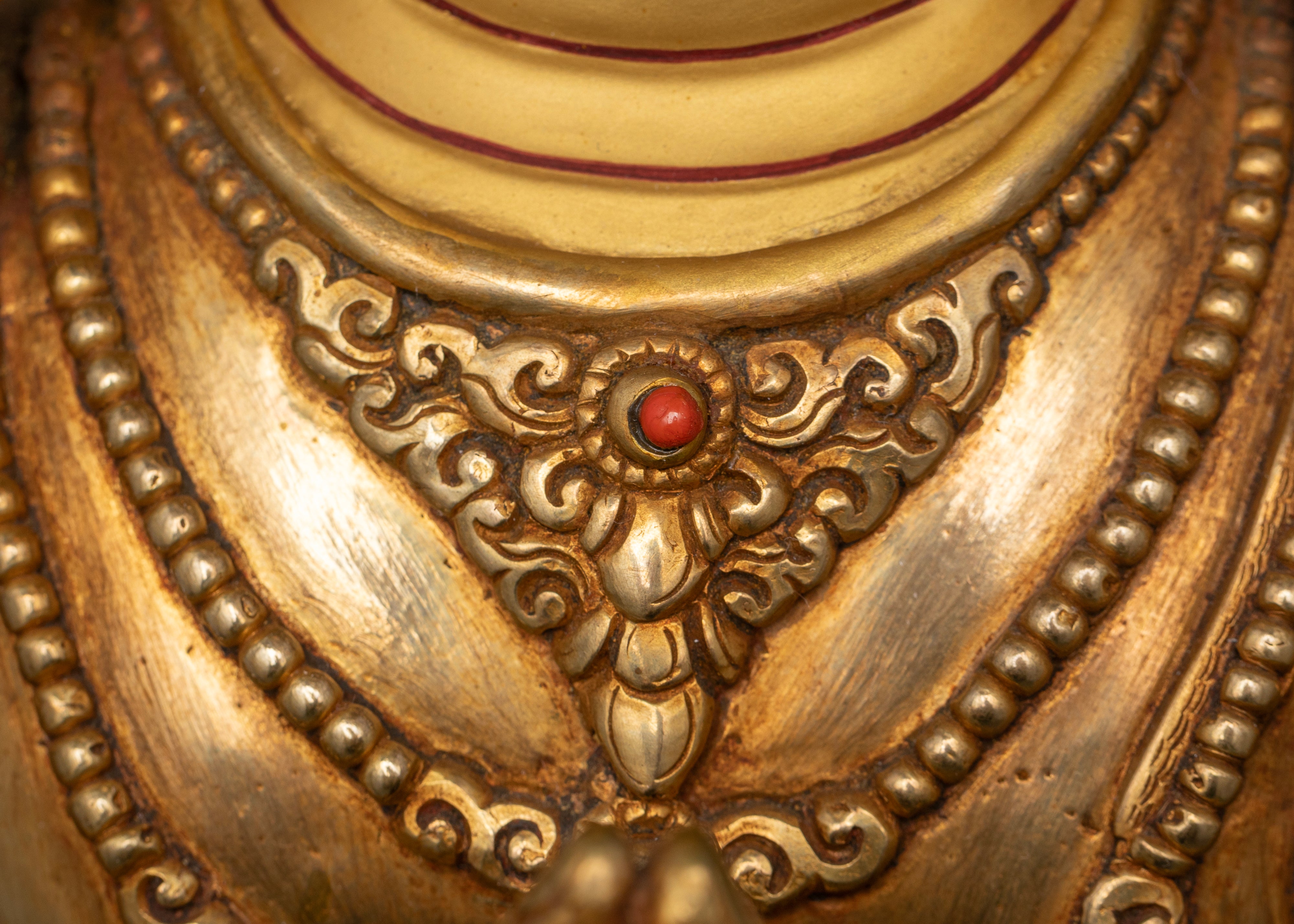 Four-Armed Chenrezig: Radiant Compassion with a Sacred Halo