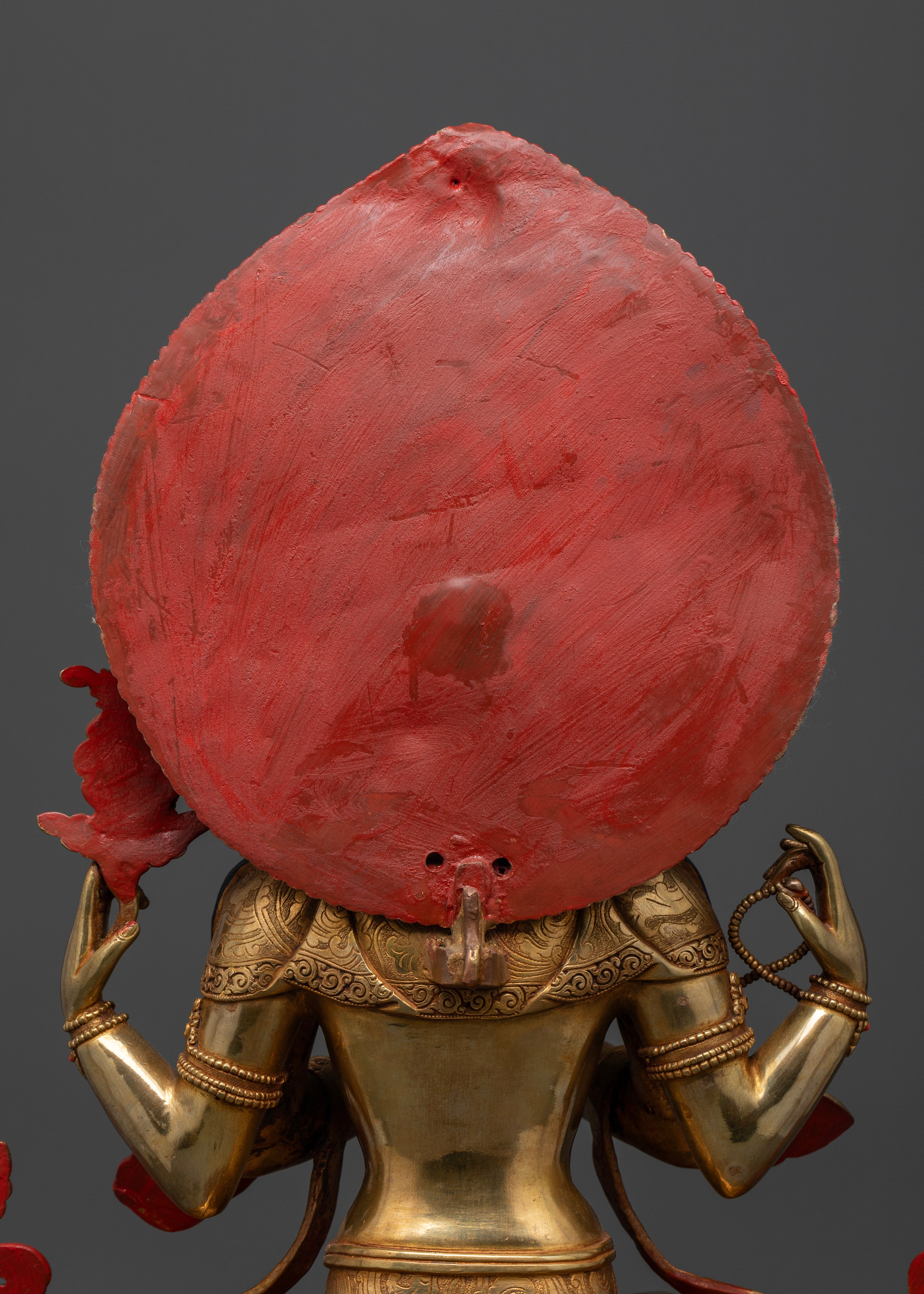 Four-Armed Chenrezig: Radiant Compassion with a Sacred Halo