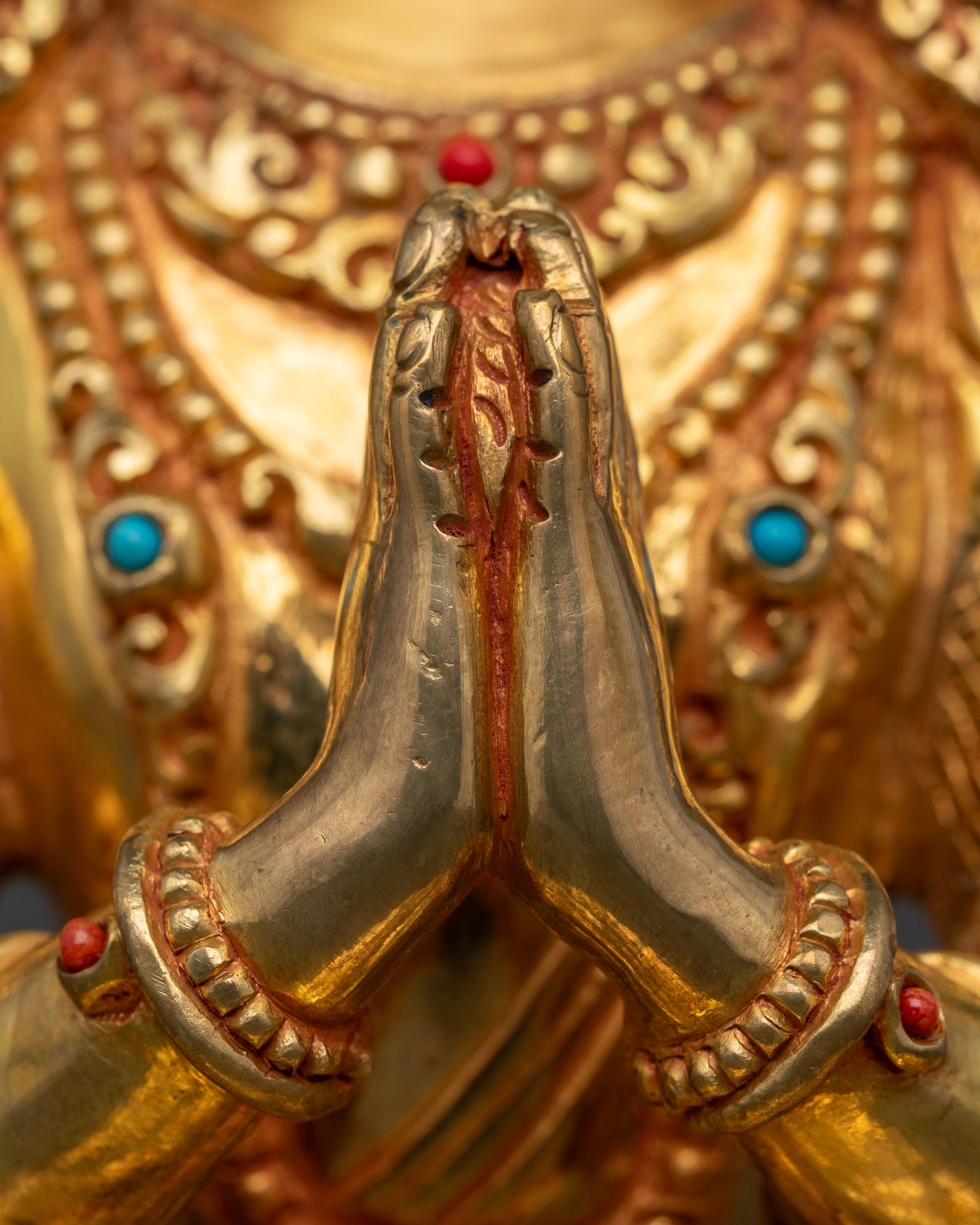 Peaceful Chenrezig Altar: The Guardian of Boundless Compassion