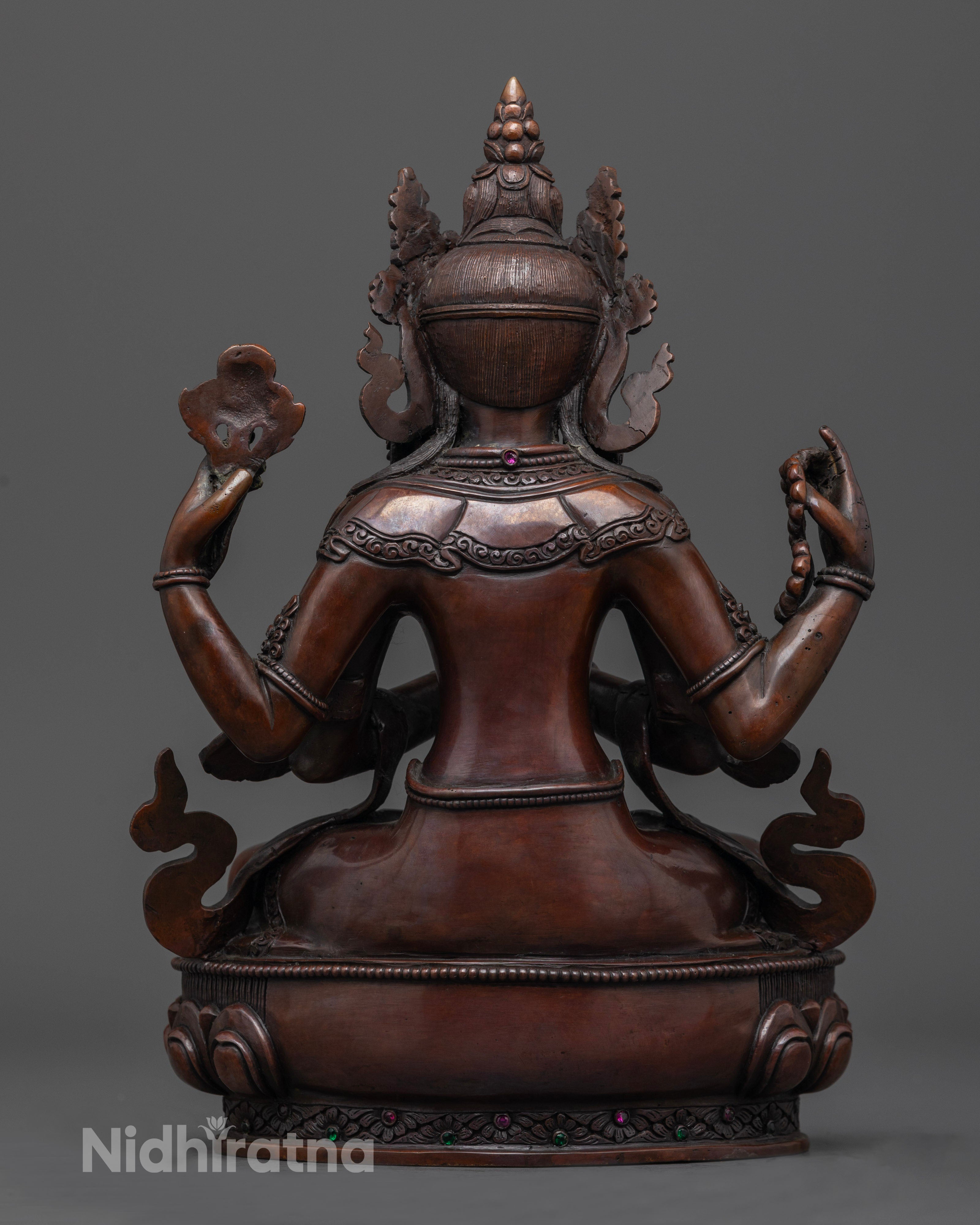 Crafted with Devotion: The Chenrezig Statue for Spiritual Growth