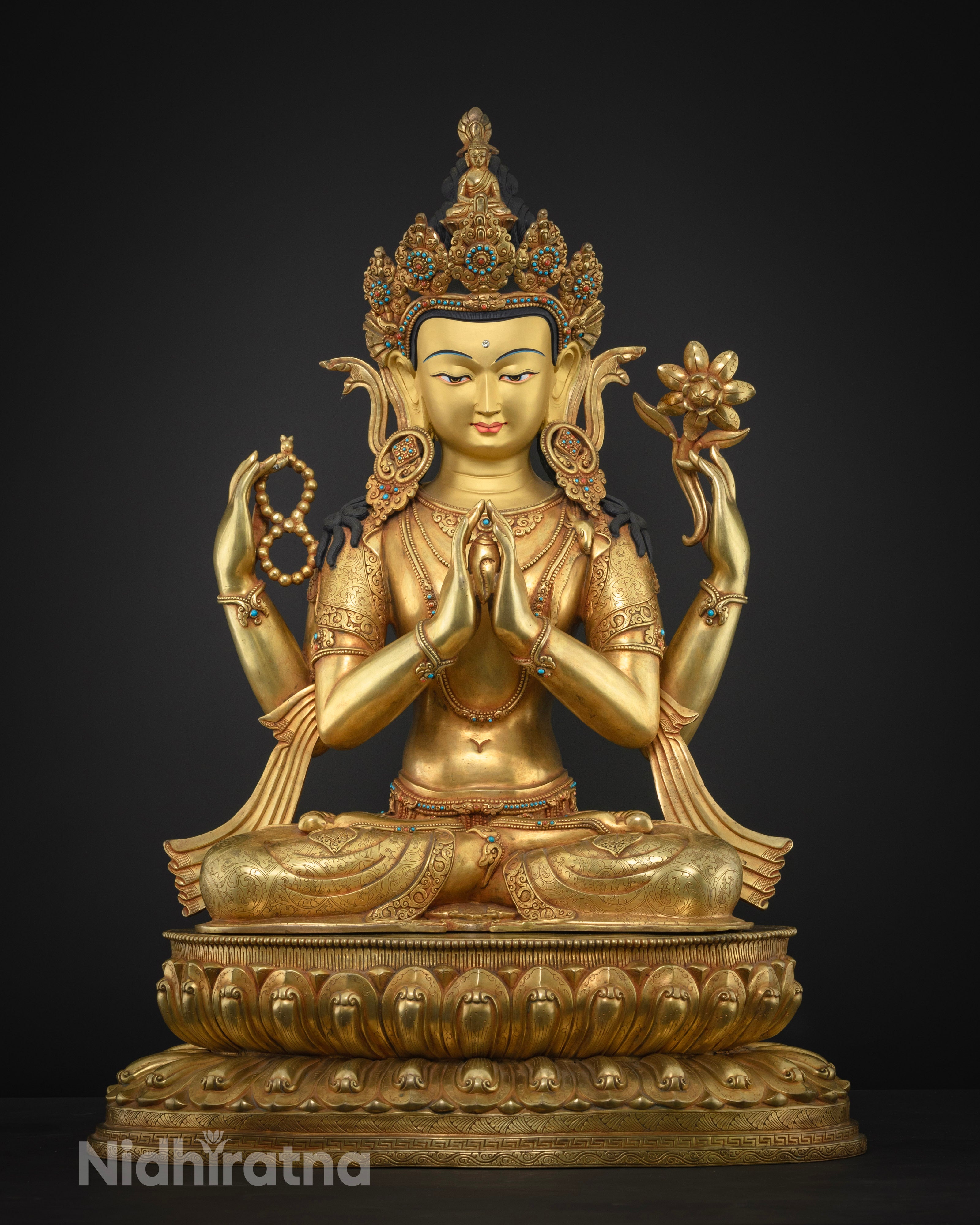 Masterpiece Chenrezig Statue: Enhance Compassion and Wisdom