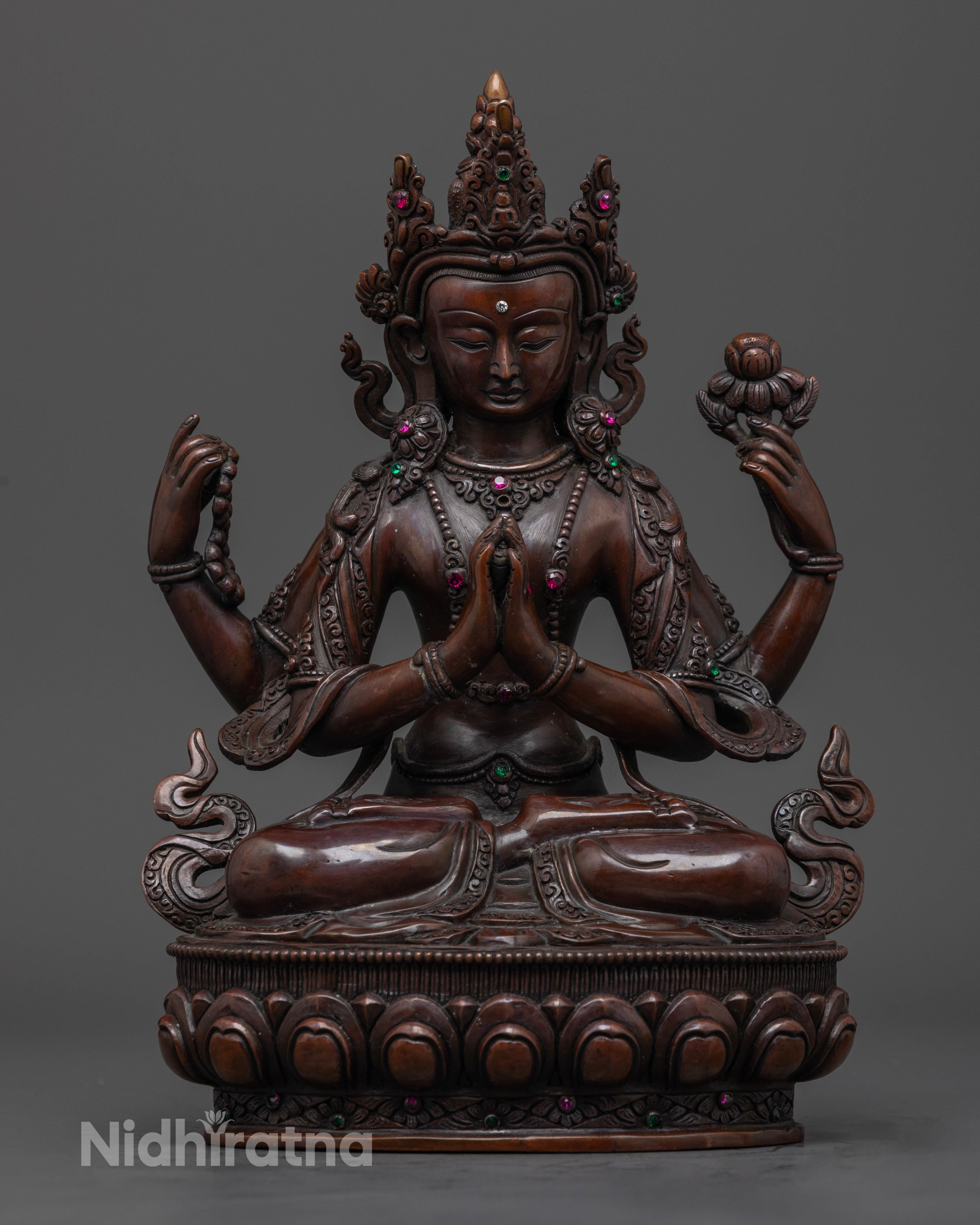 Crafted with Devotion: The Chenrezig Statue for Spiritual Growth
