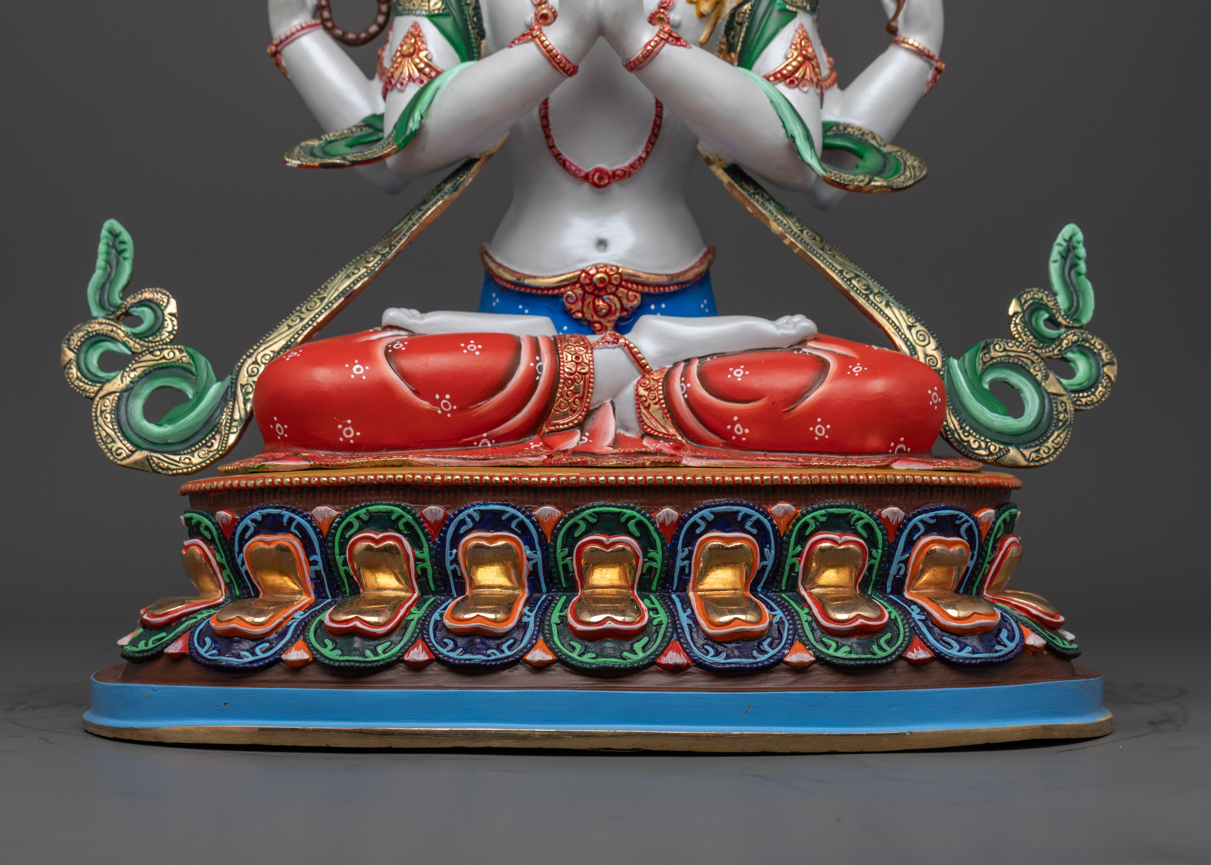 Chenrezig Statue: Embodiment of Universal Compassion