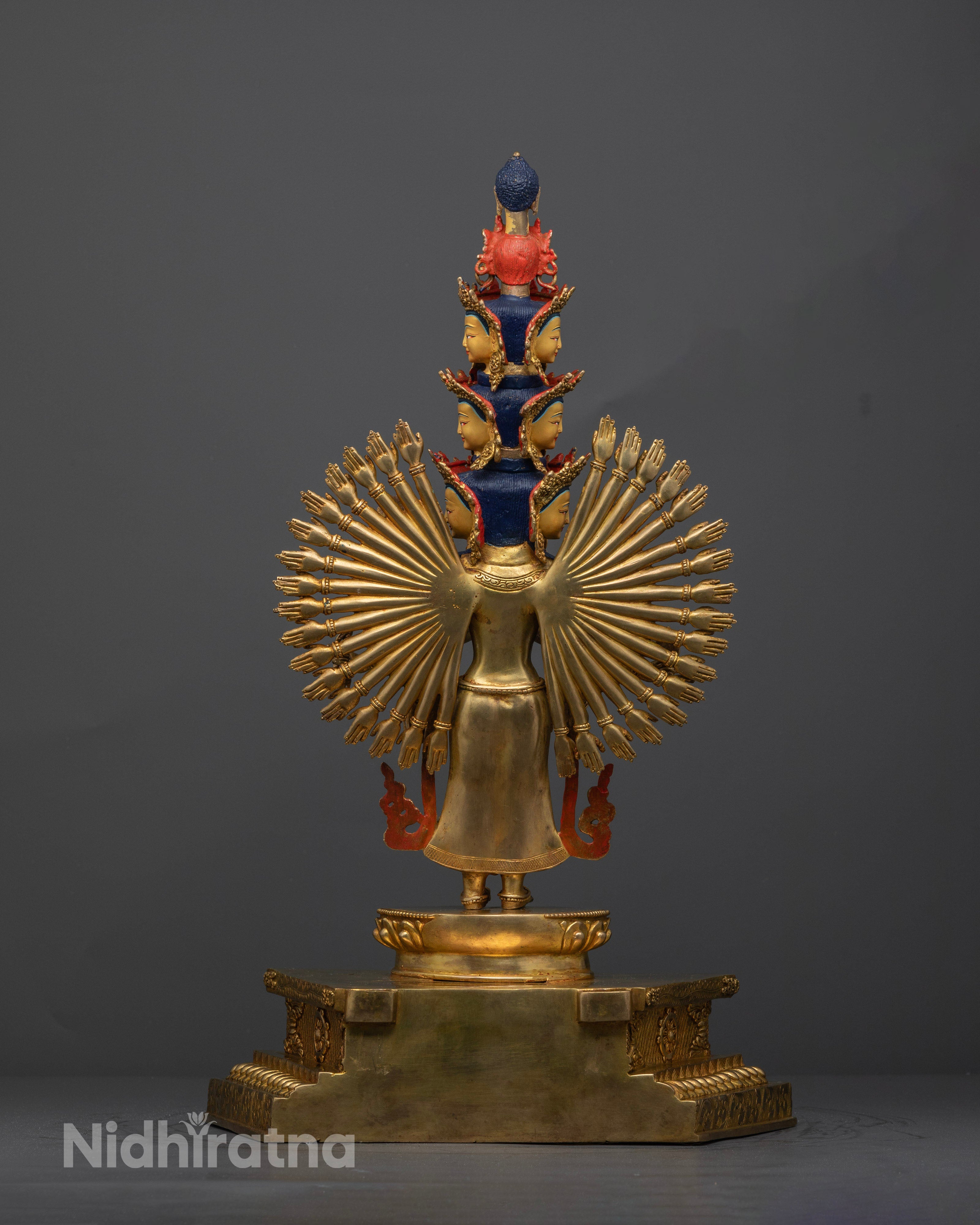 Magnificent 1000-Armed Avalokiteshvara Statue for Home Shrine