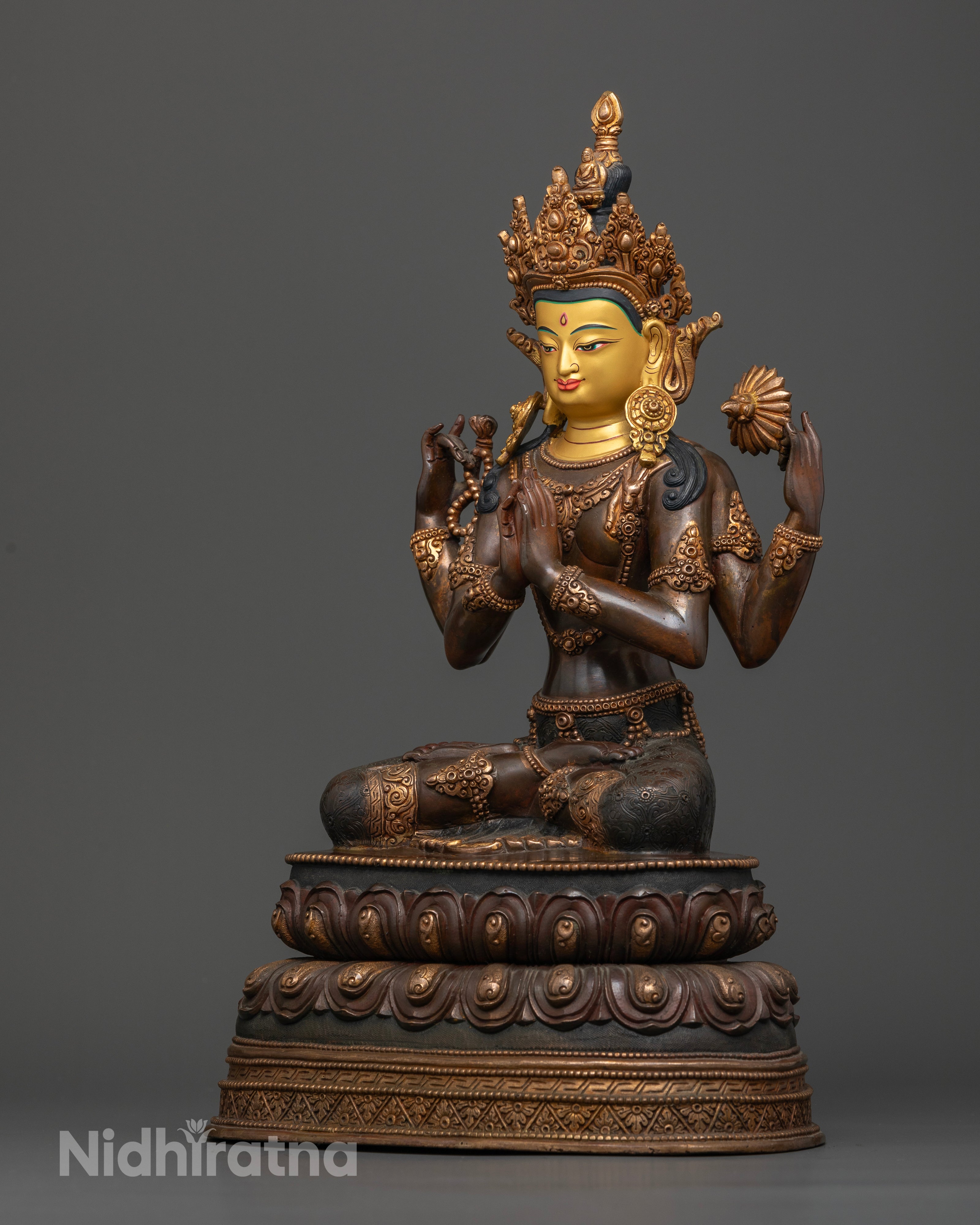 Oxidized Chenrezig: The Everlasting Beacon of Compassionate Light