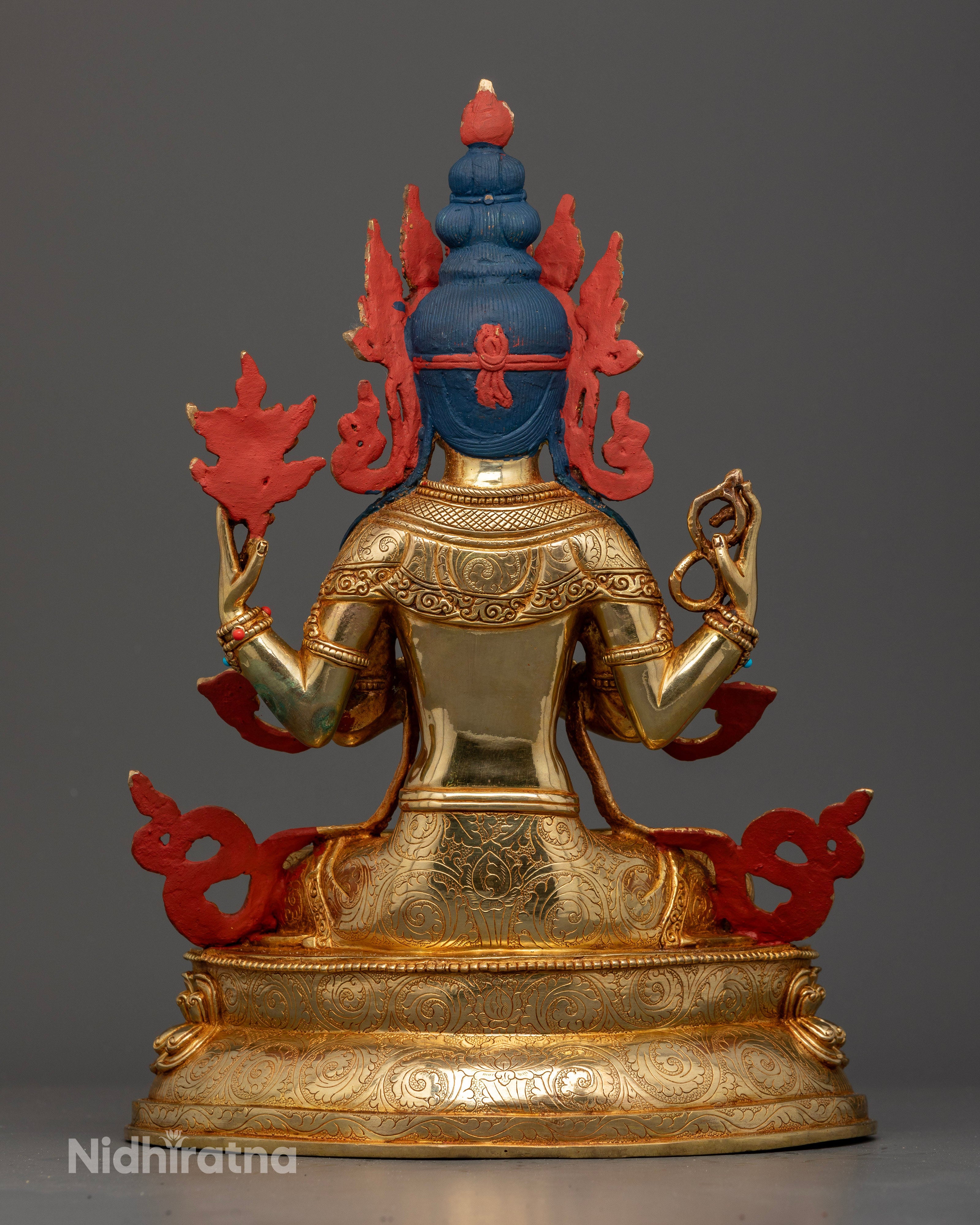 Chenrezig Avalokiteshvara Statue: The Radiant Embodiment of Infinite Compassion