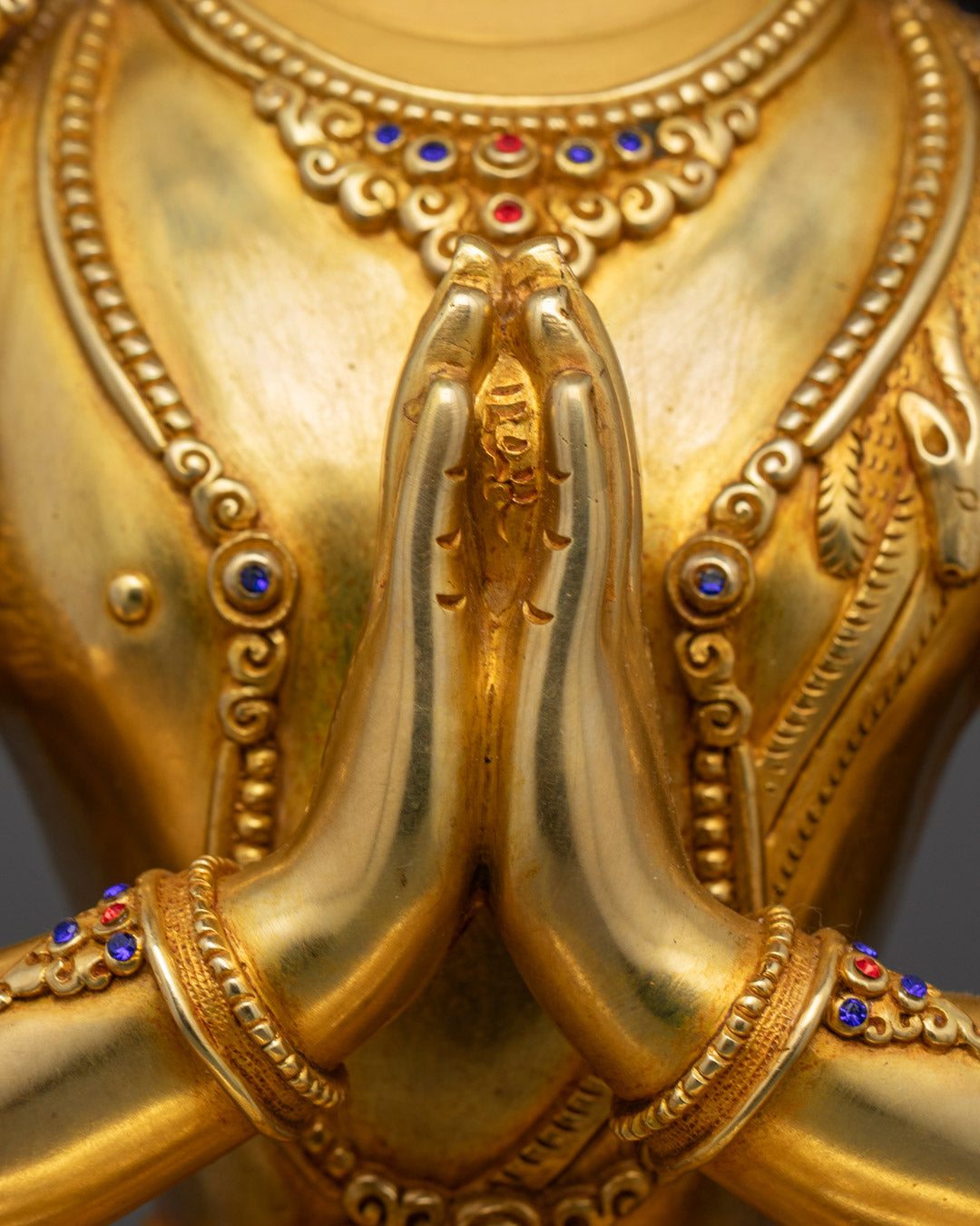 Buy Gold Gilded Chenrezig Statue in Online