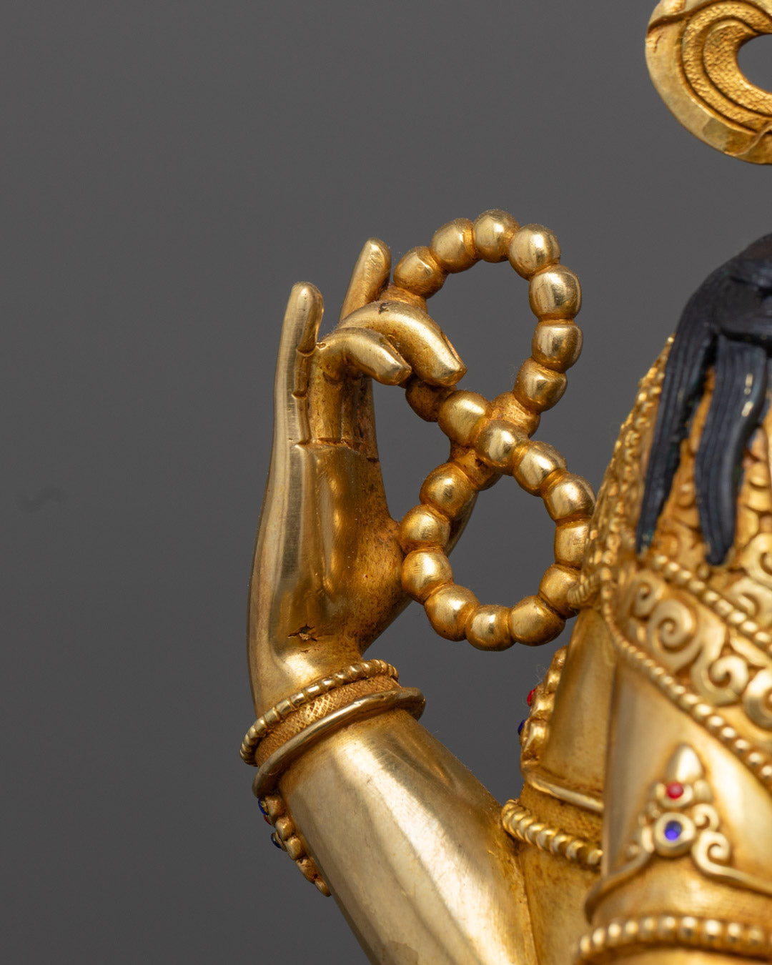 Buy Gold Gilded Chenrezig Statue in Online