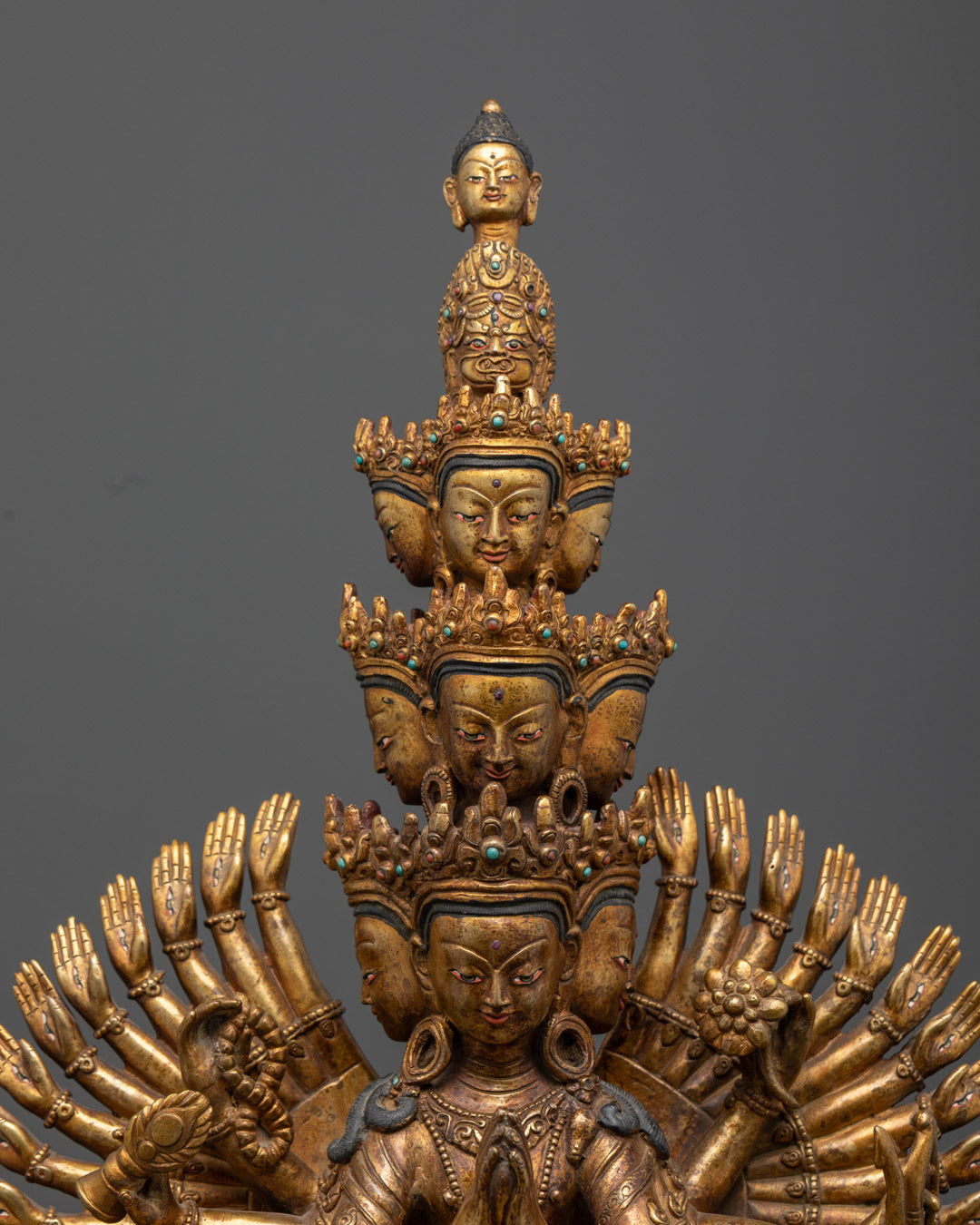 1000 Armed Avalokiteshvara Statue | Traditional Himalayan Art