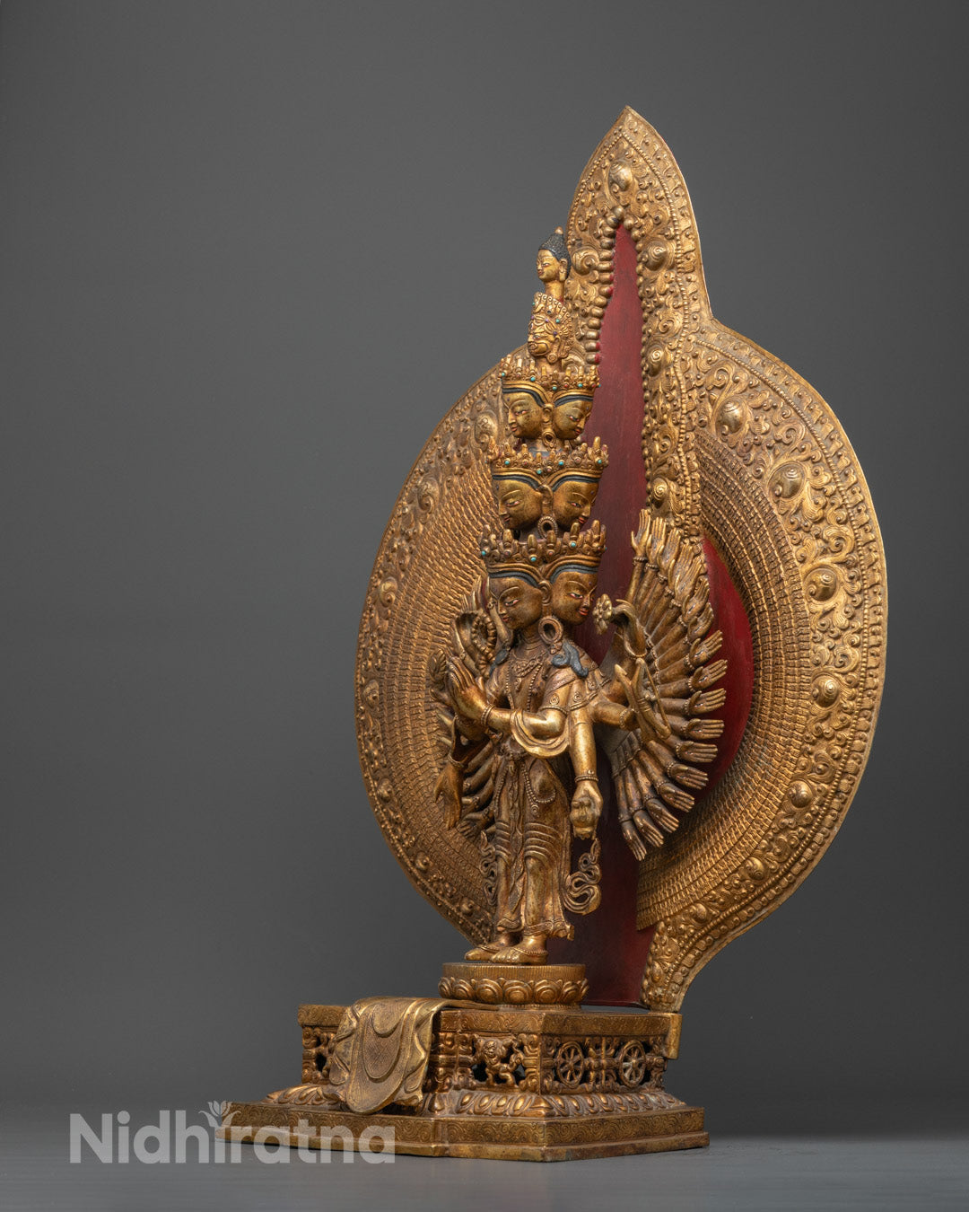 1000 Armed Avalokiteshvara Statue | Traditional Himalayan Art