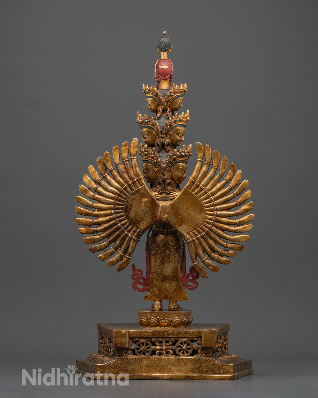 1000 Armed Avalokiteshvara Statue | Traditional Himalayan Art