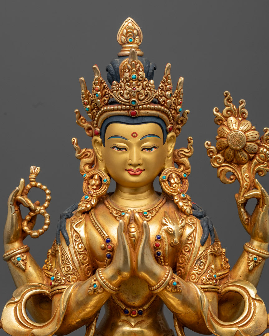 Chenrezig Statue | Sacred Buddhist Art for Devotion